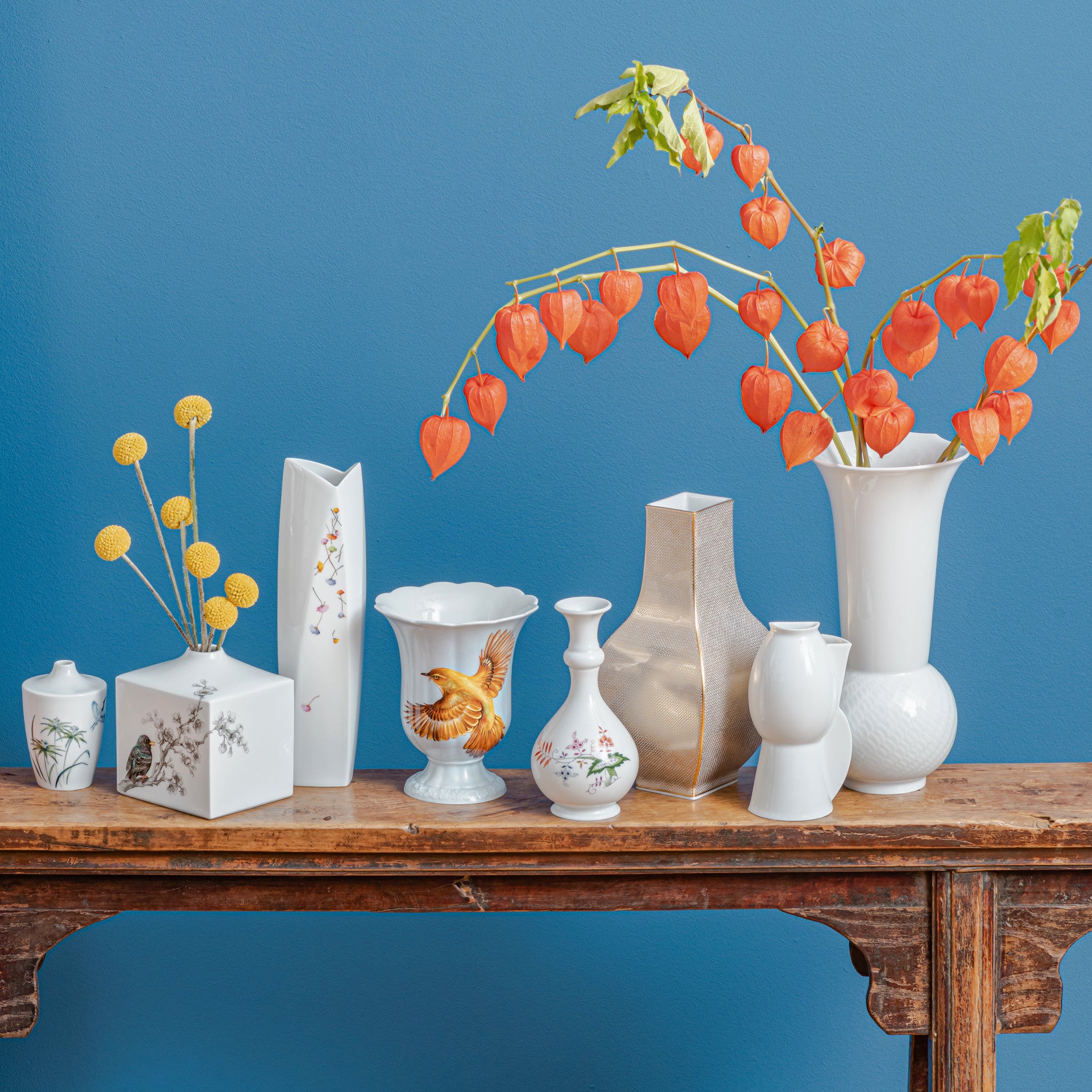 Vase Weiß H 25,5 cm | Meissen Vasen Kollektion