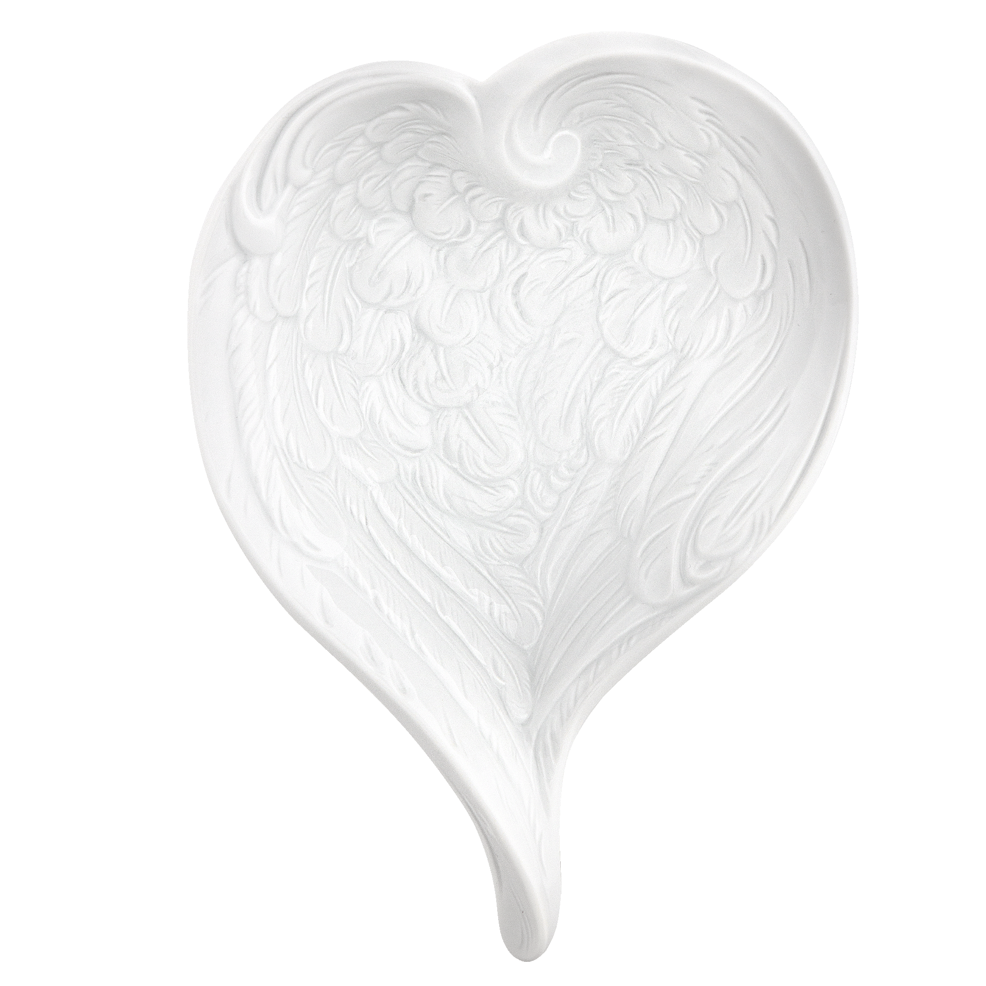 Flügelherz-Schale, Weiß, L 16 cm | Meissen Schalen Kollektion