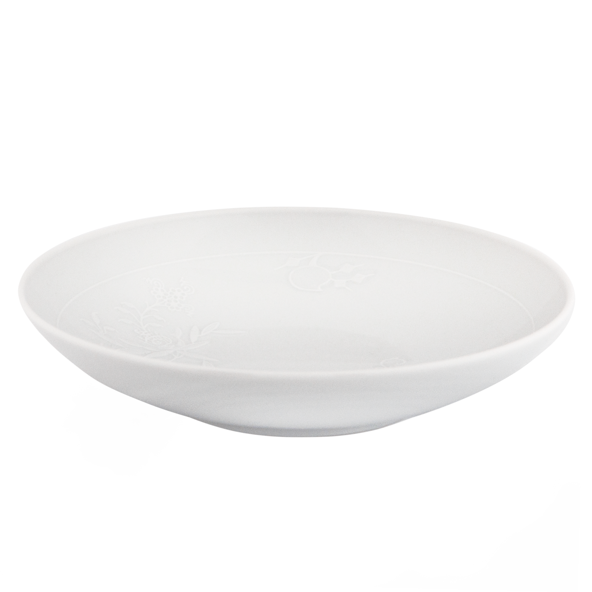 Schale mit Zwiebelmuster-Relief, Weiß, Ø 18 cm | Meissen Schalen Kollektion