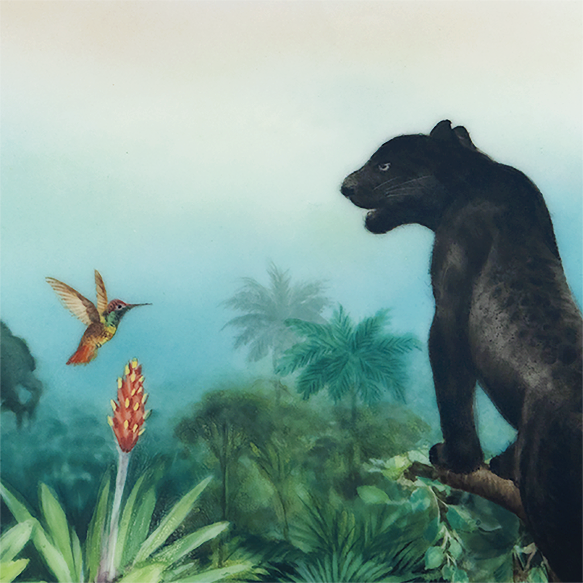 Henkelbecher Black Panther V 0,25 l, Porzellan, H 9 cm | Meissen Nova