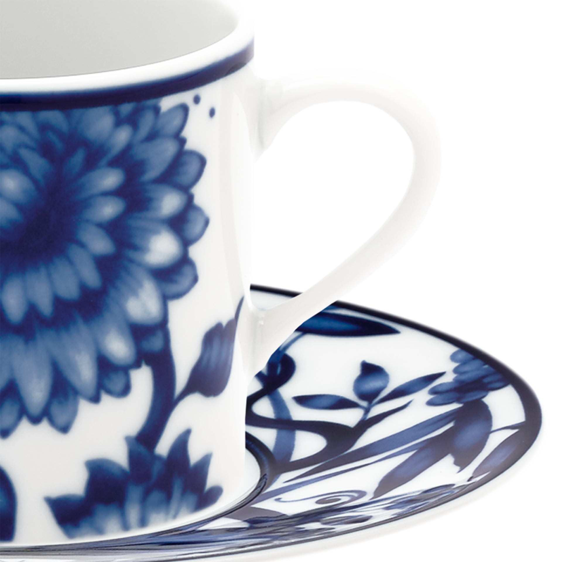Espressotasse Weiß Ø 12 cm | Meissen No. 41 Noble Blue