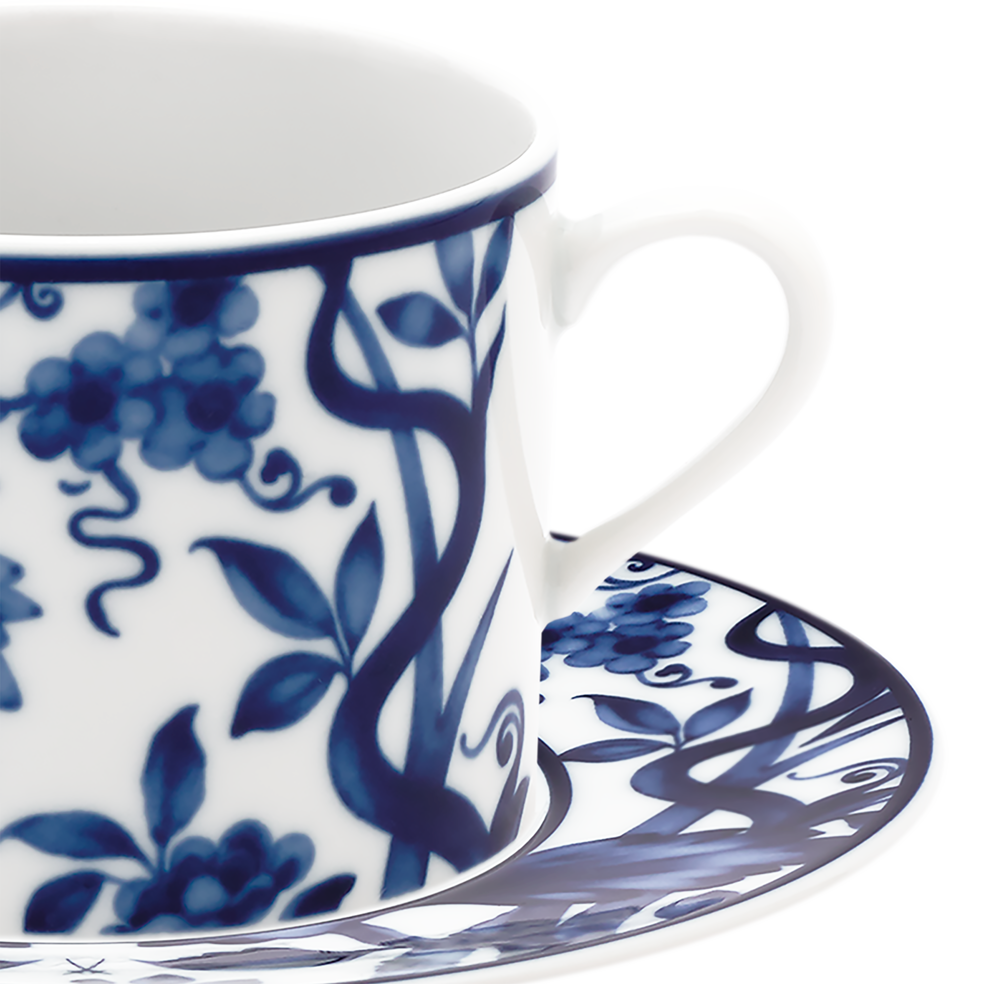 Kaffeetasse Weiß Ø 14,5 cm | Meissen No. 41 Noble Blue