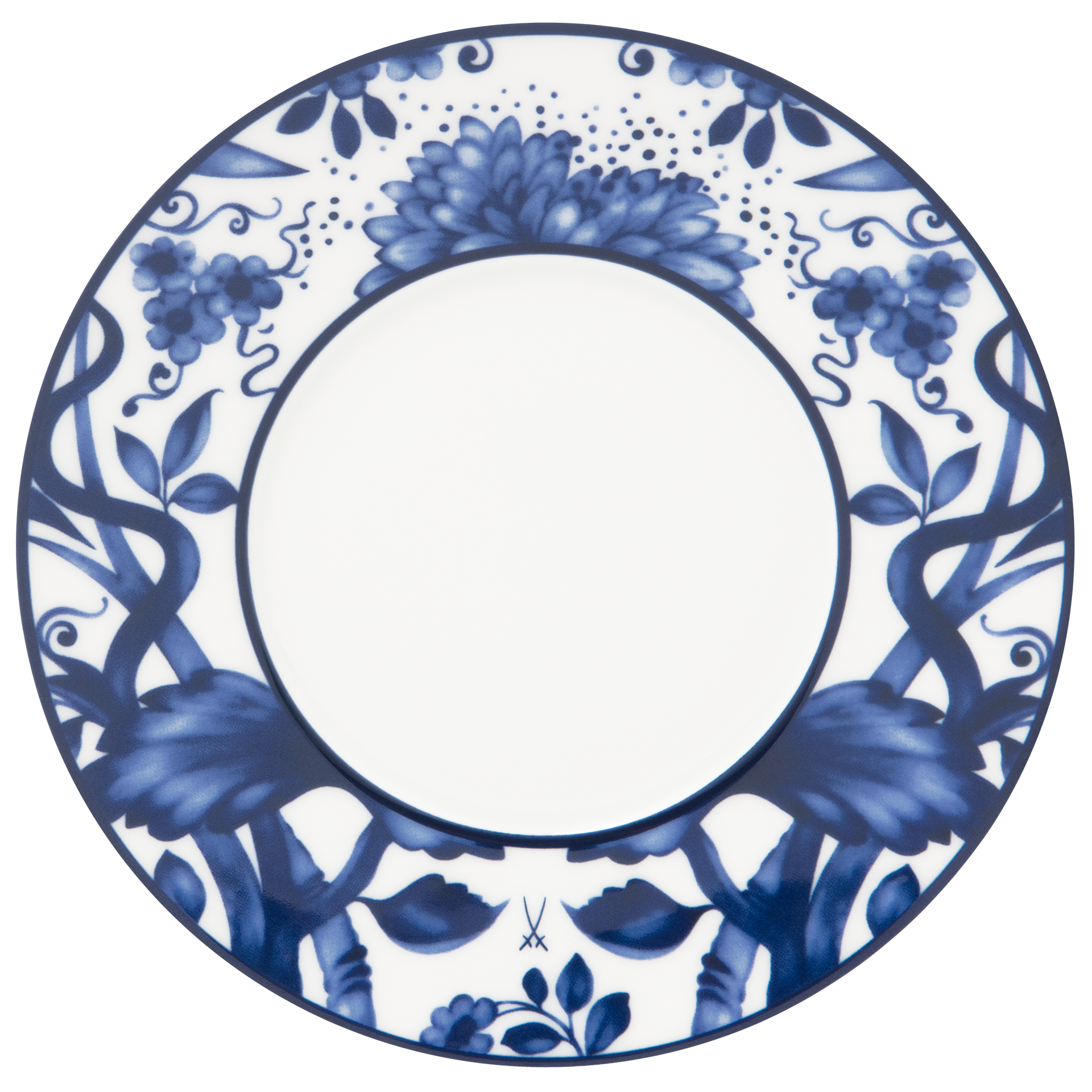 Kaffeetasse Weiß Ø 14,5 cm | Meissen No. 41 Noble Blue