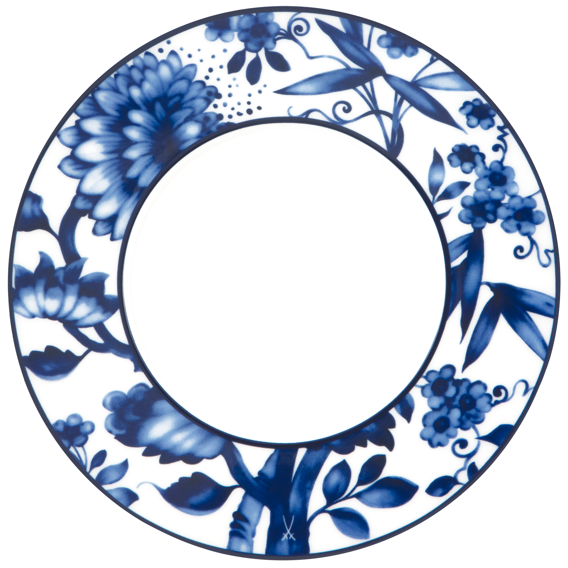 Cappuccinotasse, weiß, H 8 cm | Meissen No. 41 Noble Blue