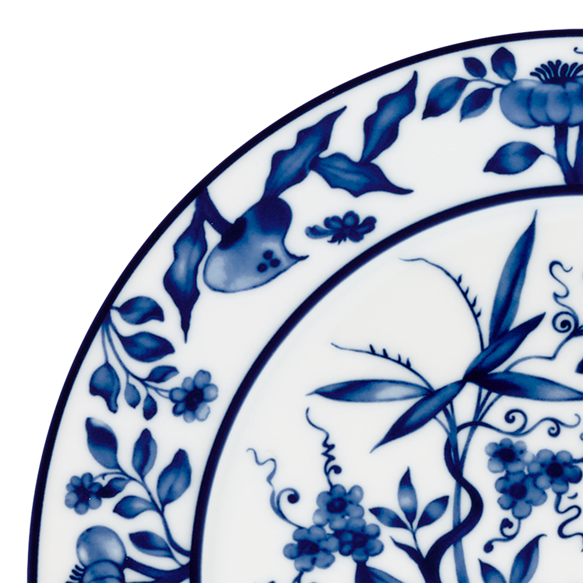 Speiseteller Weiß Ø 29 cm | Meissen No. 41 Noble Blue