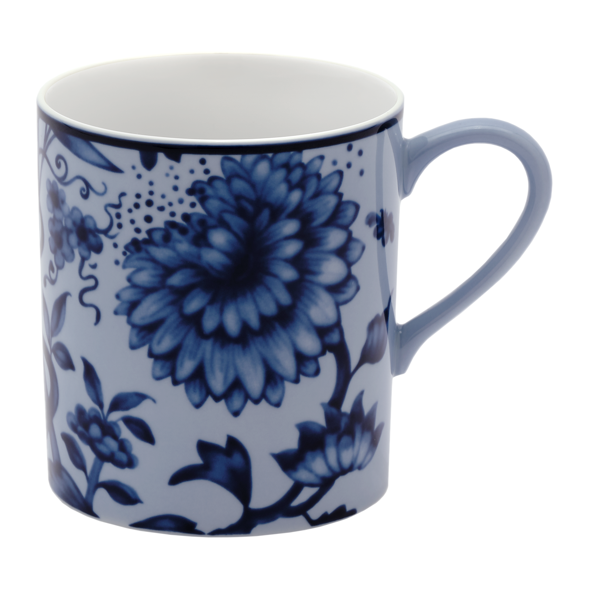 Henkelbecher blau V 0,25 l, No. 41 Form, 9 cm hoch | Meissen No. 41 Noble Blue