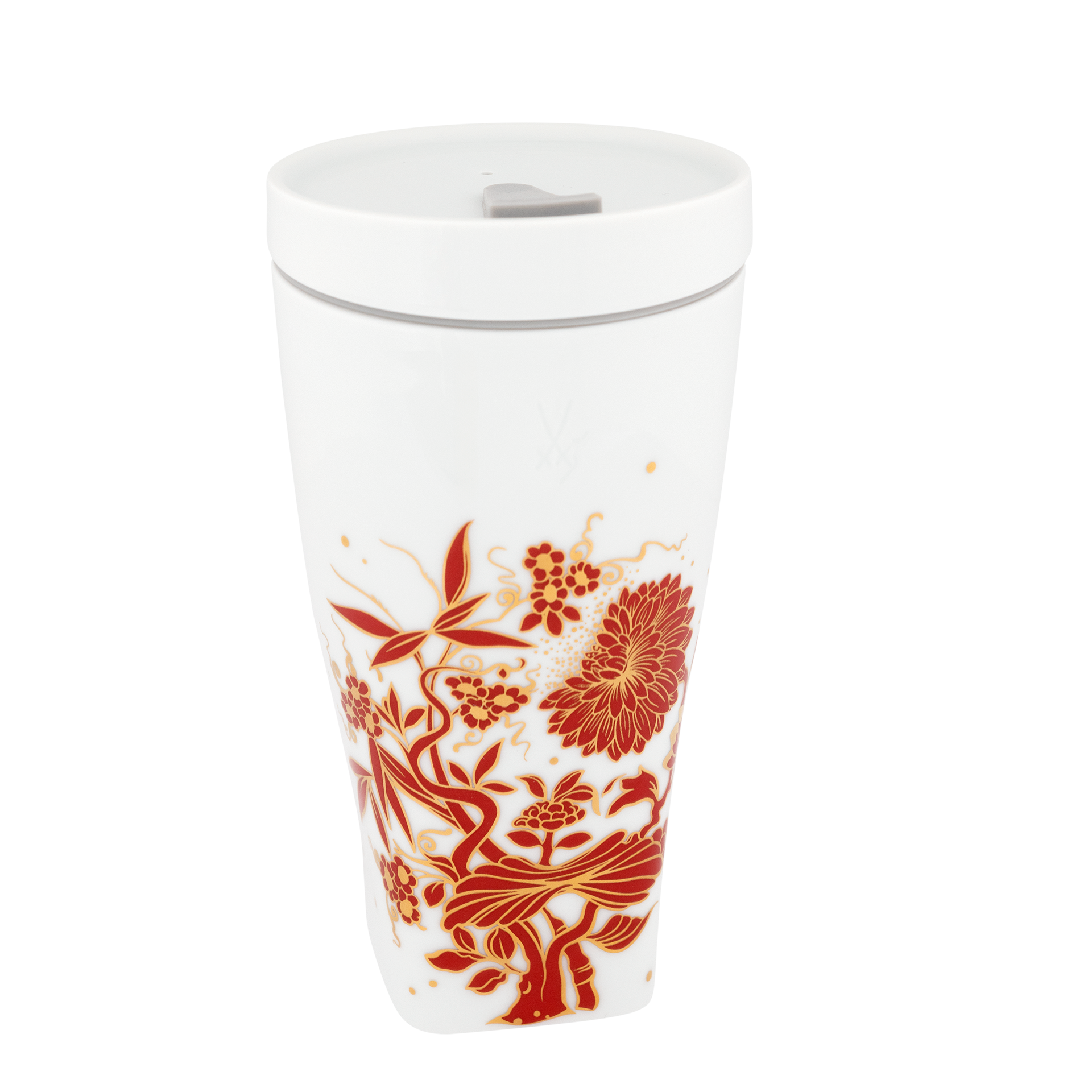 Becher mit Porzellandeckel, "MEISSEN Christmas Original", V 0,35 l | Meissen Coffee to go Collection - Nova