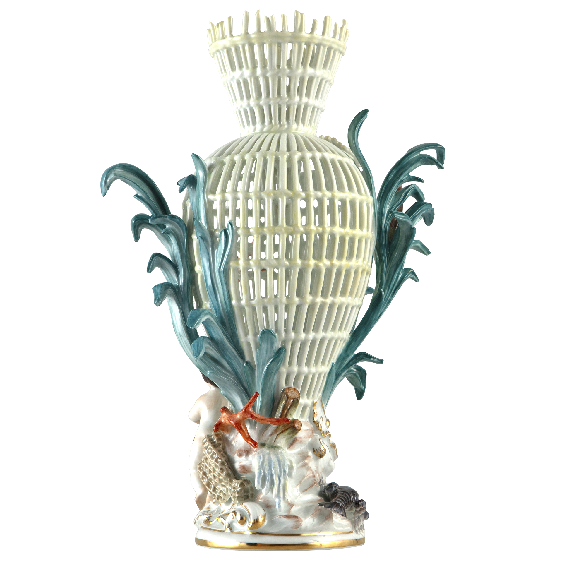 Elementevase Wasser, Lim. 15, H 32 cm | Meissen Limitierte Meisterwerke
