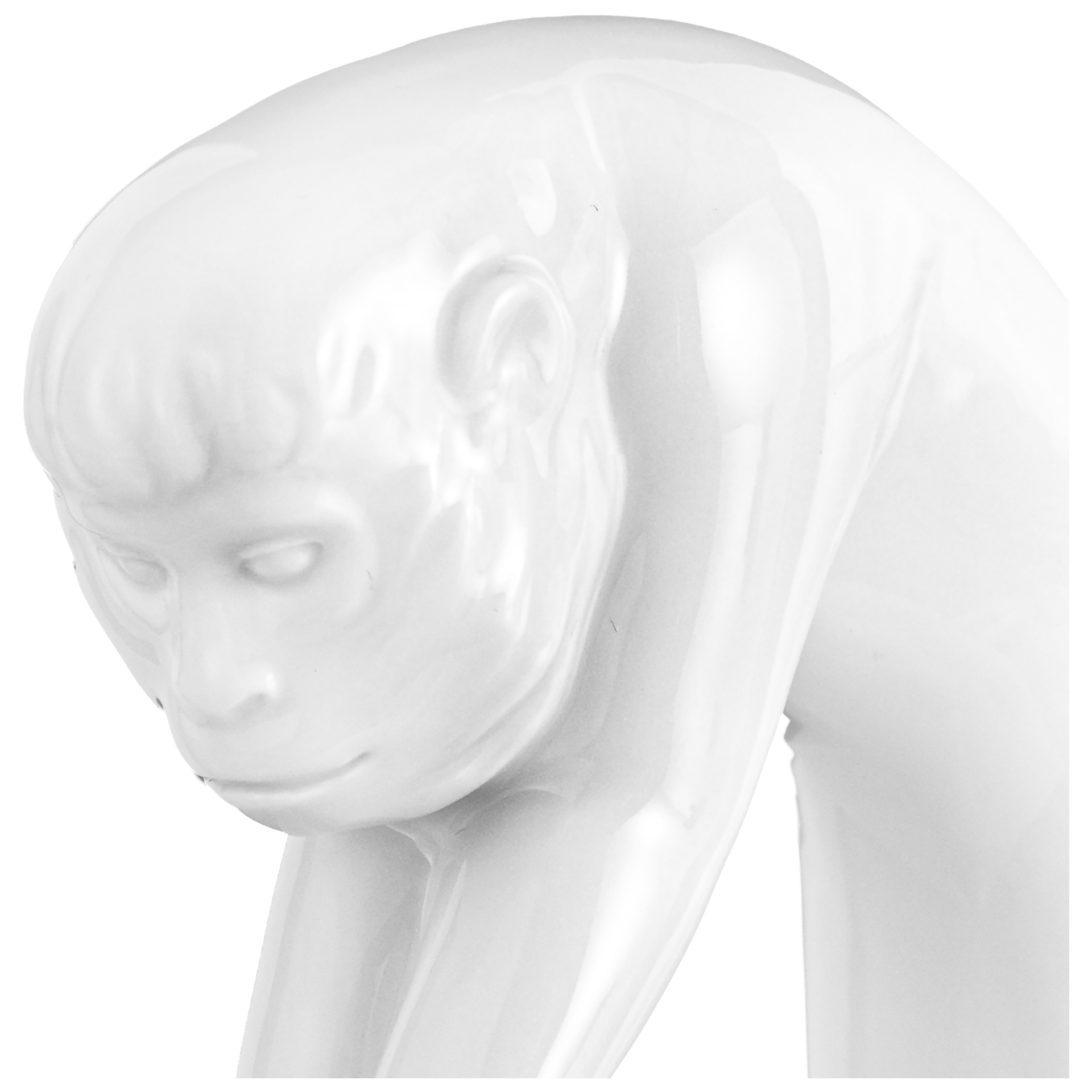 Affe, Weiß, H 12,5 cm | Meissen Figuren Chinesisches Jahrestier 000001 - 83658 - Meissen Weimar