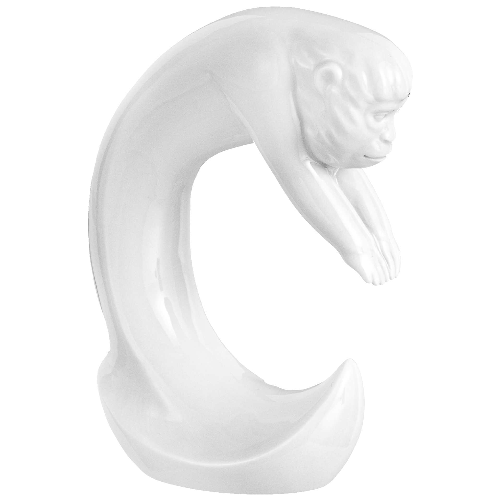 Affe, Weiß, H 12,5 cm | Meissen Figuren Chinesisches Jahrestier 000001 - 83658 - Meissen Weimar