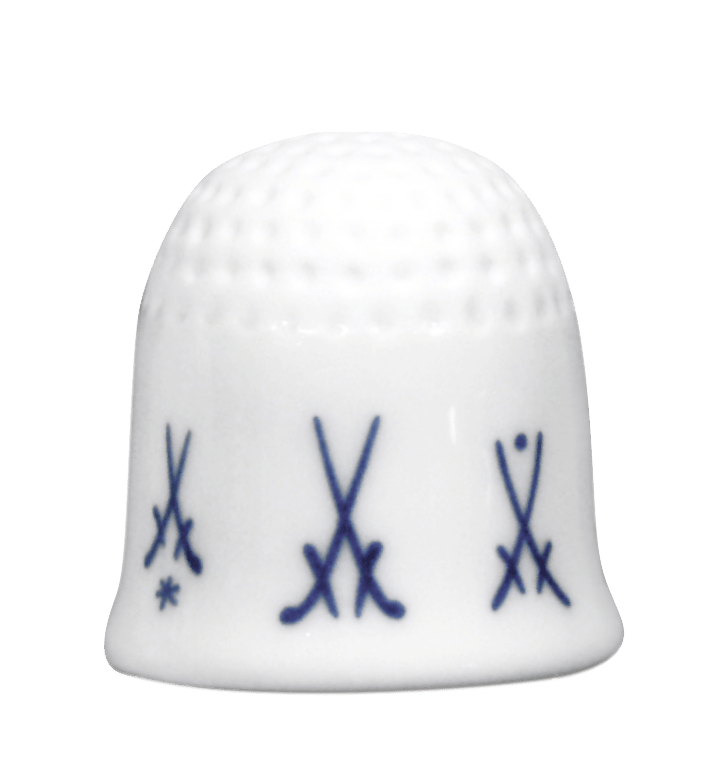 Alte Markenzeichen, kobaltblau, weißer Rand, Aquatinta, 2,5 cm 778501 - 53766 - Meissen Weimar