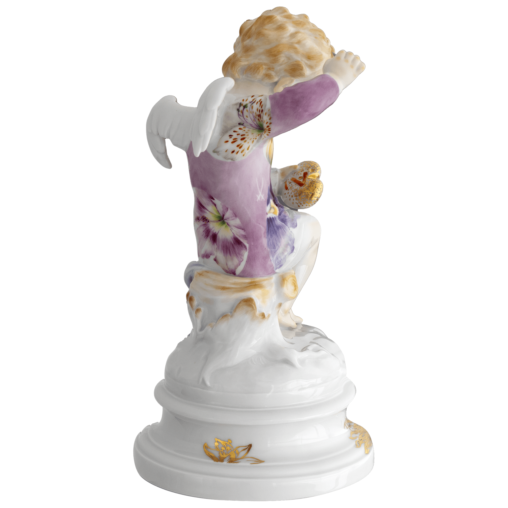 Amor, Giant Bloom Shirt, H 18 cm | Meissen Einzelplastik 90A477 - 70624 - Meissen Weimar
