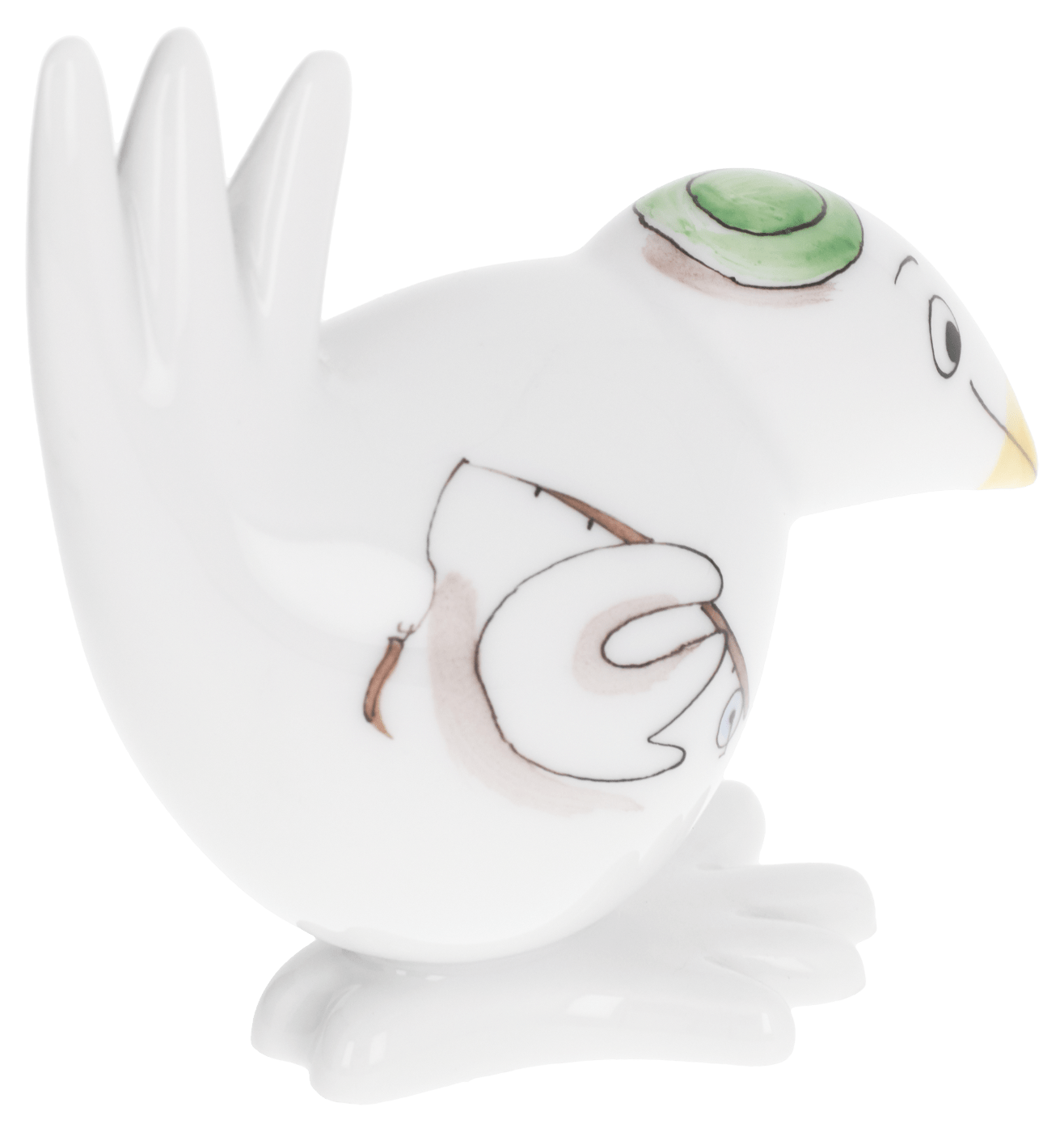 Angler, H 6,5 cm | Meissen Figuren - Edition Spassvogel 71A201 - 77411 - Meissen Weimar