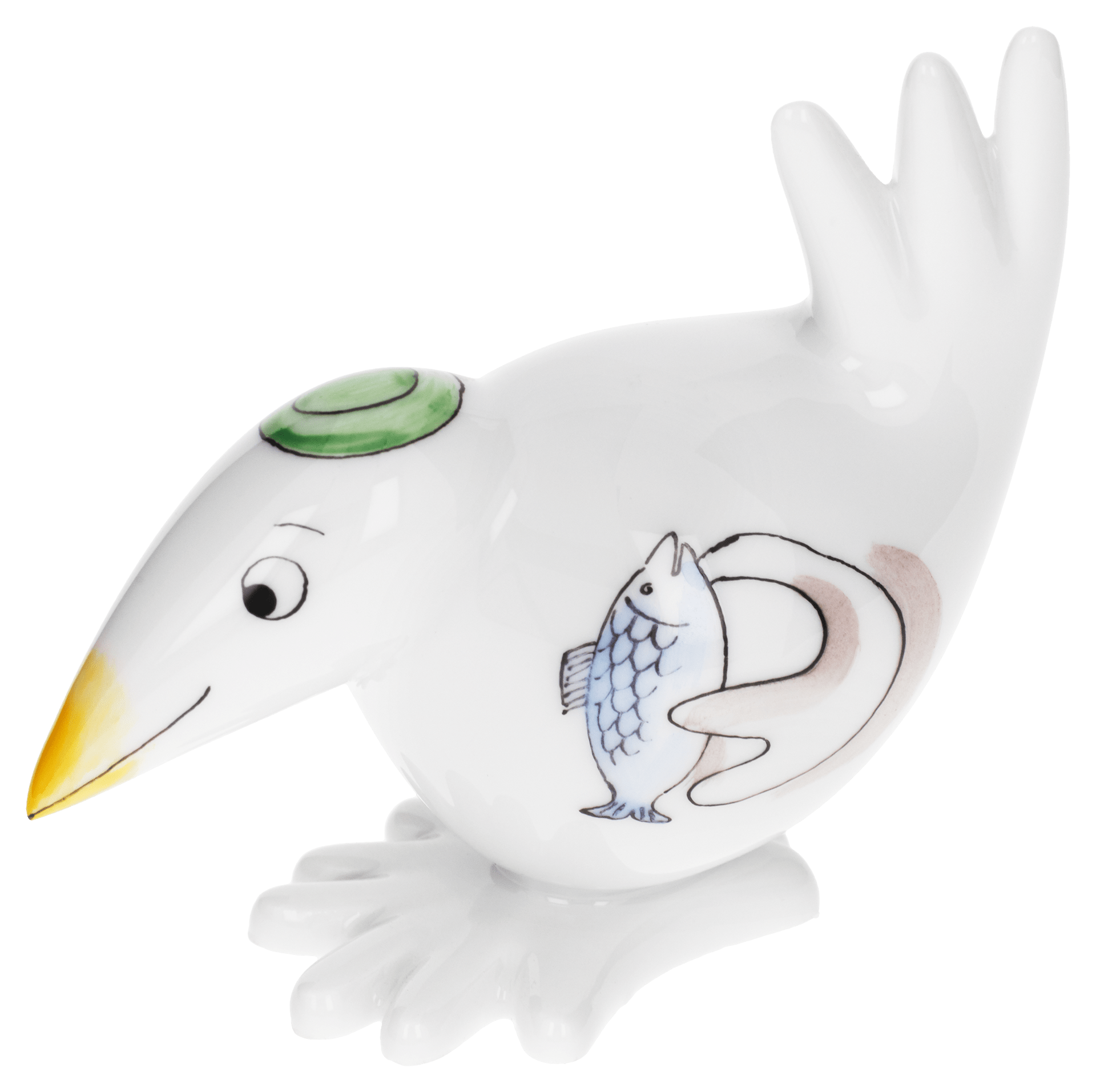 Angler, H 6,5 cm | Meissen Figuren - Edition Spassvogel 71A201 - 77411 - Meissen Weimar