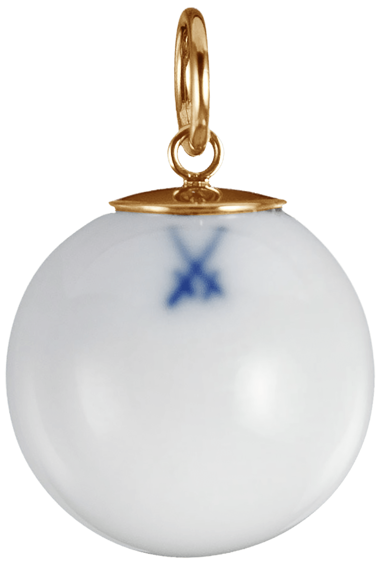 Anhänger Boule, Weiß, Ø 1,9 cm | Meissen Porzellananhänger 000001-55m48 - Meissen Weimar