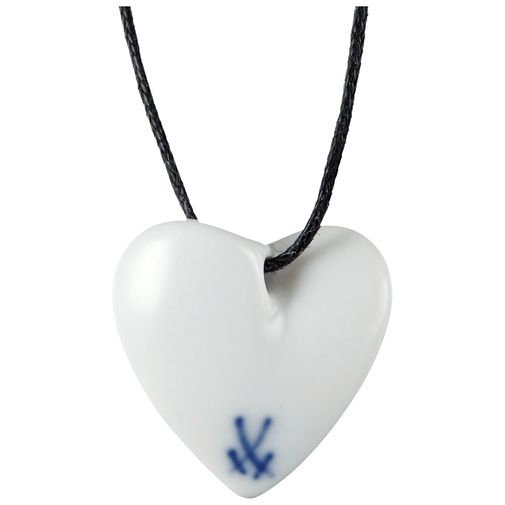 Anhänger "Geschwungenes Herz" mit Datum in Gold, einzeilig, 2,5 x 2,5 cm | Meissen Geschenkanhänger MPJ20HES2074 - Meissen Weimar