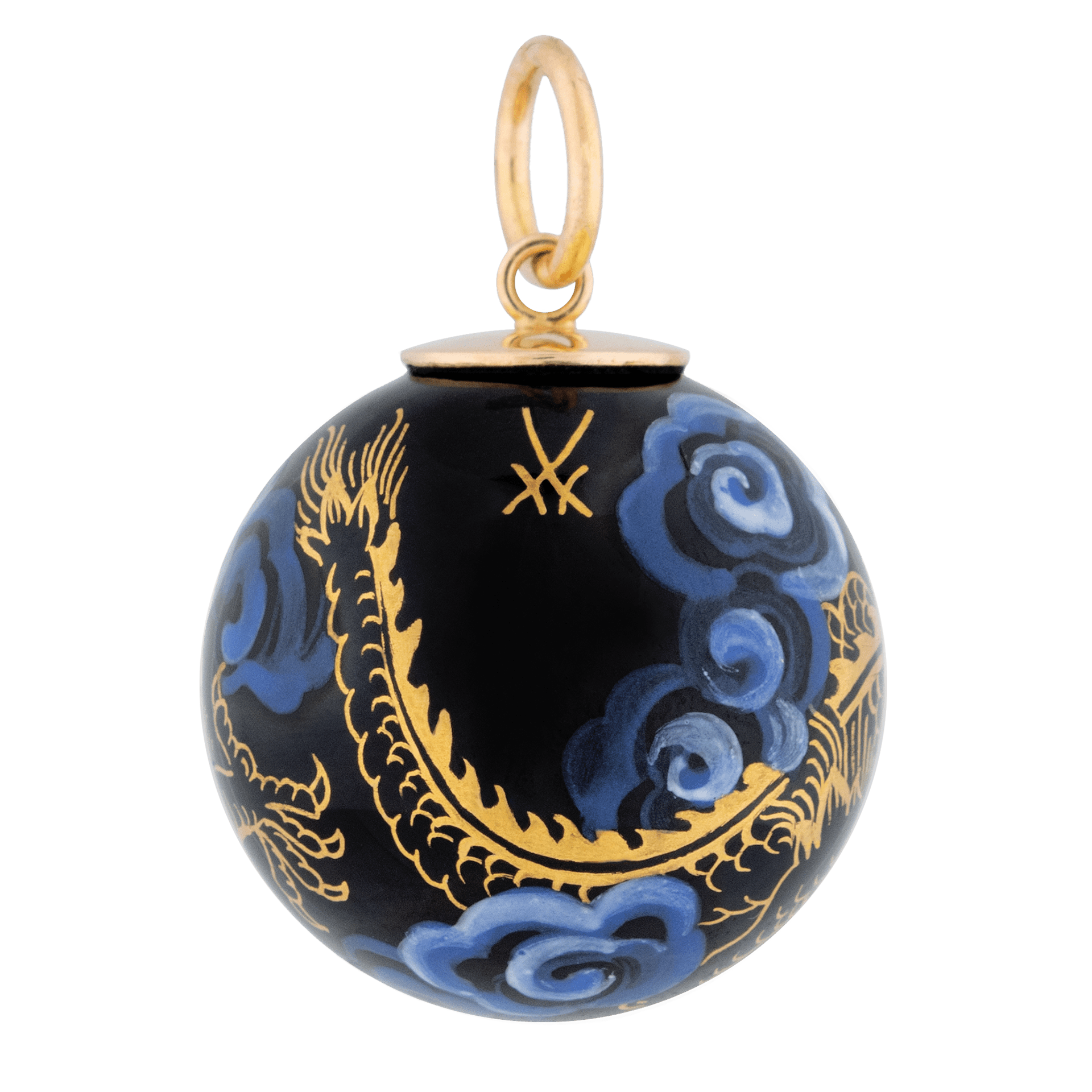 Anhänger, Glücksdrache Shang, Ø 2,1 cm, Ø 2,1 cm | Meissen Boule Collection 59A681-55M34 - Meissen Weimar