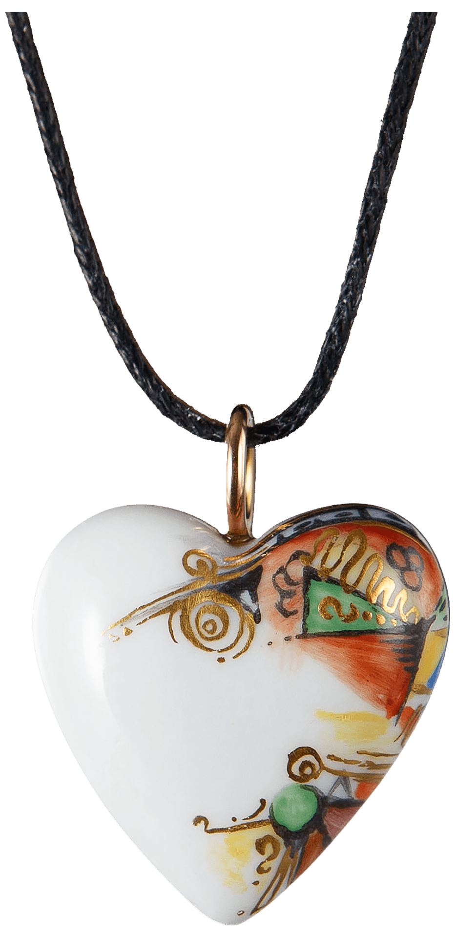Anhänger Herz Größe L, 2,4 x 2 cm, Modern Fantasy, Goldschmiedeaufhänger | Meissen Jewellery MPJ20HED3375 - Meissen Weimar