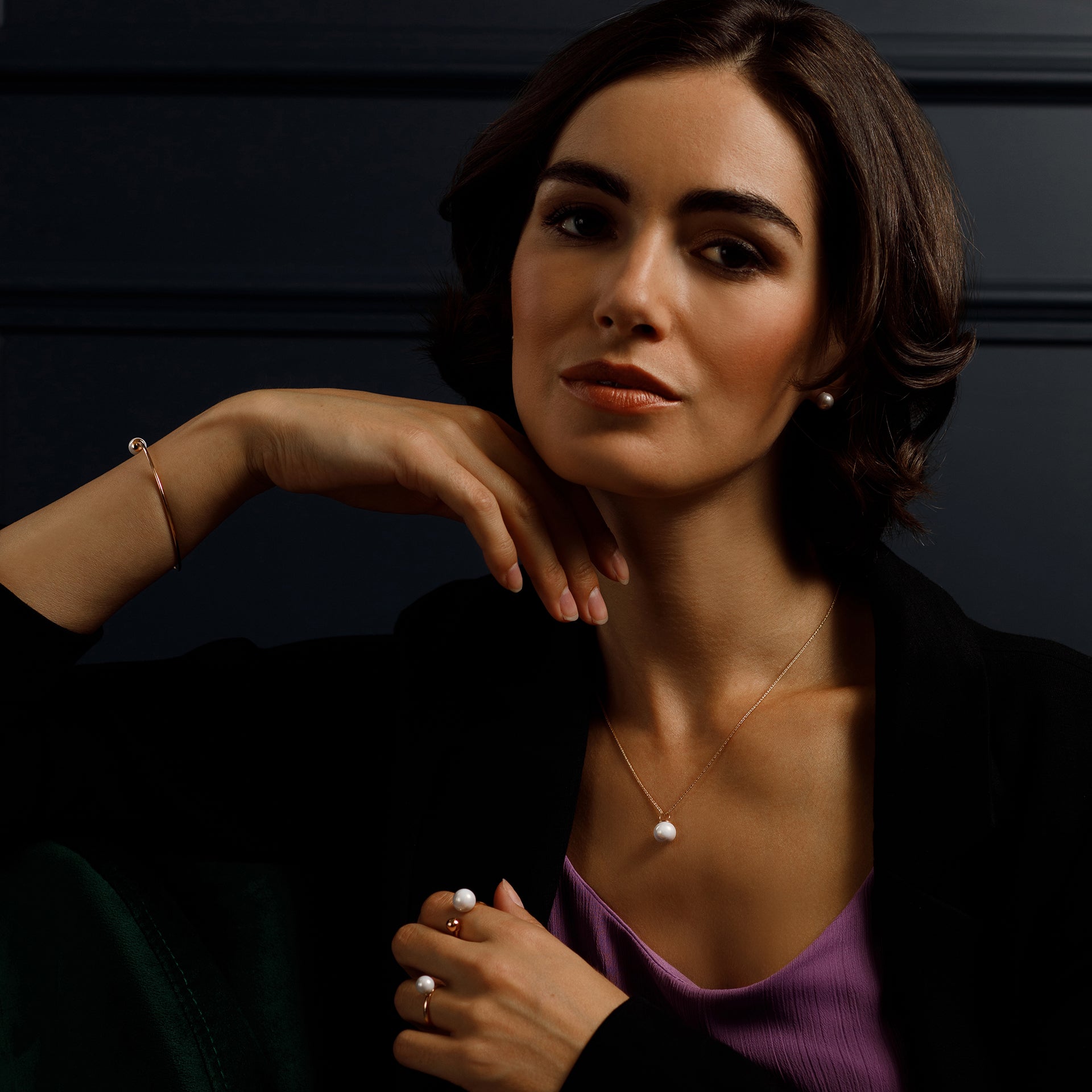 Anhänger, Perle 10 mm, Roségold 750 | Meissen Pearl Collection mpj20pcw12000 - Meissen Weimar