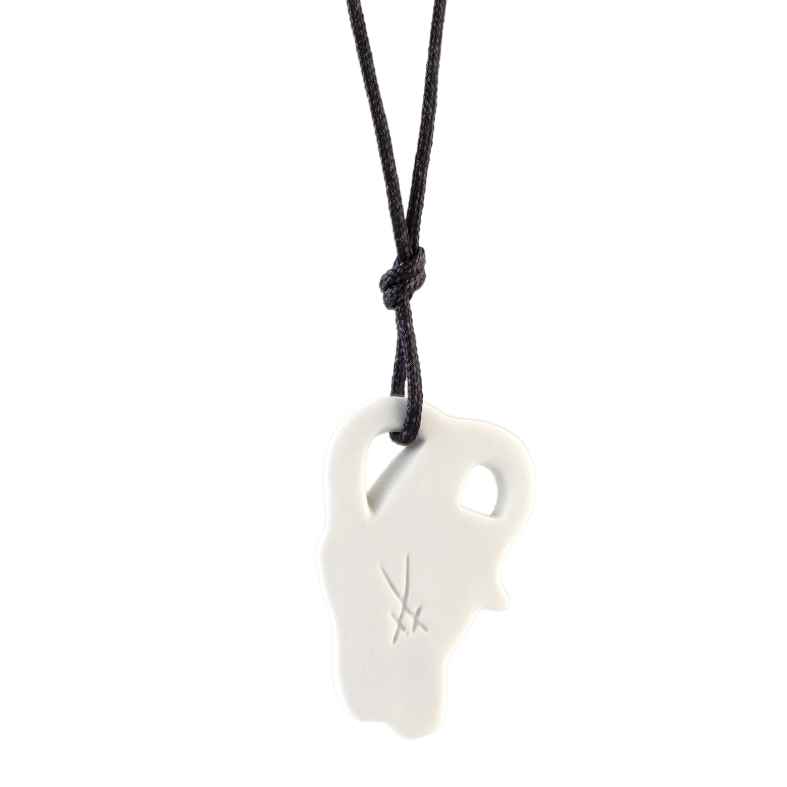 Anhänger "Sternzeichen" Steinbock, Weiß, Biskuit, 3,8 x 3 cm 001001 - 71034 - Meissen Weimar