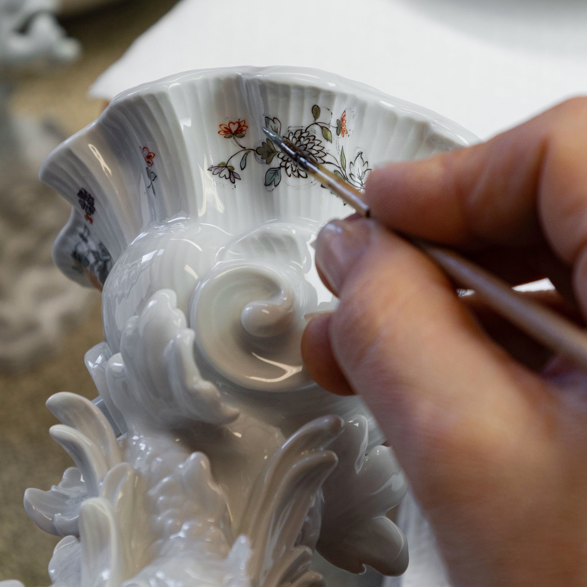 Apfelsinenbecher Limitiert H 15 cm | Meissen Limitierte Meisterwerke 397174-80545 - Meissen Weimar