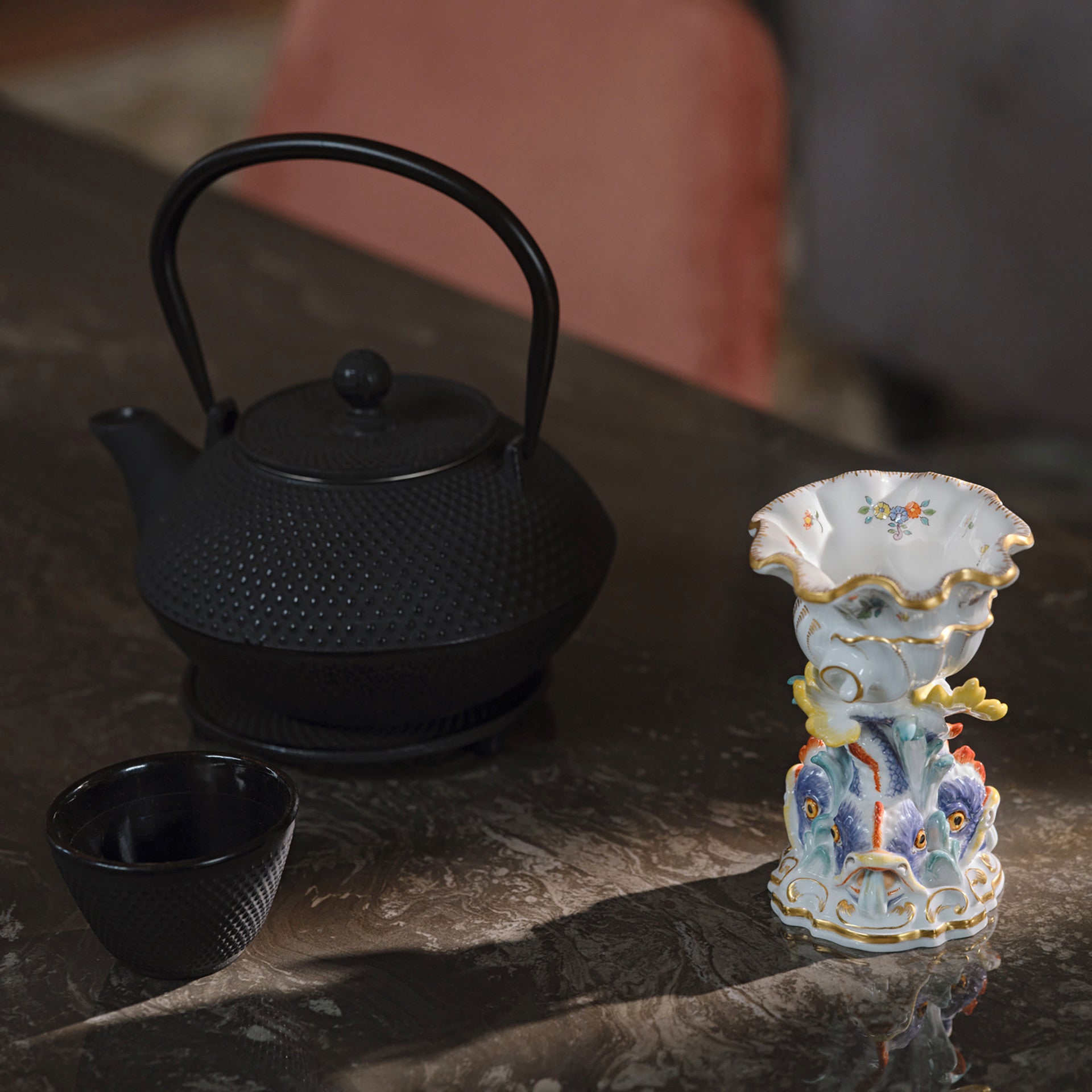 Apfelsinenbecher Limitiert H 15 cm | Meissen Limitierte Meisterwerke 397174-80545 - Meissen Weimar