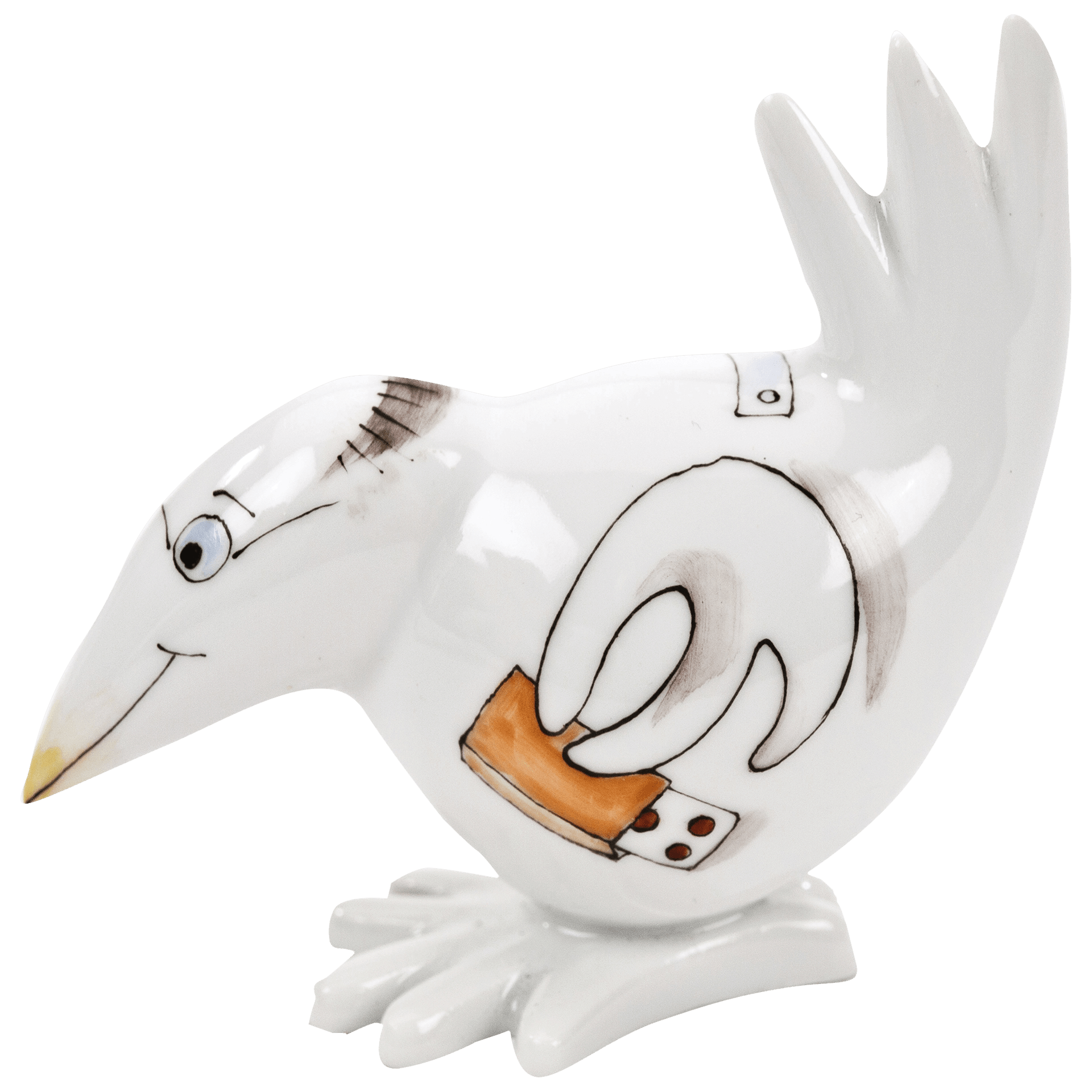 Apotheker (Drogist), H 6,5 cm | Meissen Figuren - Edition Spassvogel 71A202 - 77411 - Meissen Weimar