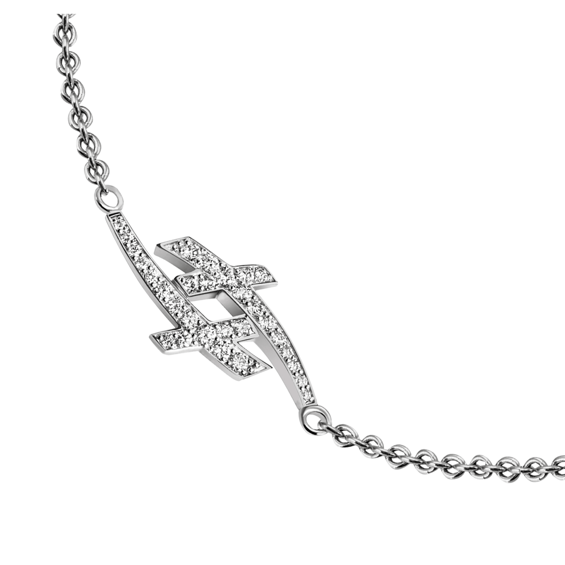 Armband, 1722 Swords Pavé, 19 cm | Meissen Schmuck Individuell mpj30sw221c19 - Meissen Weimar