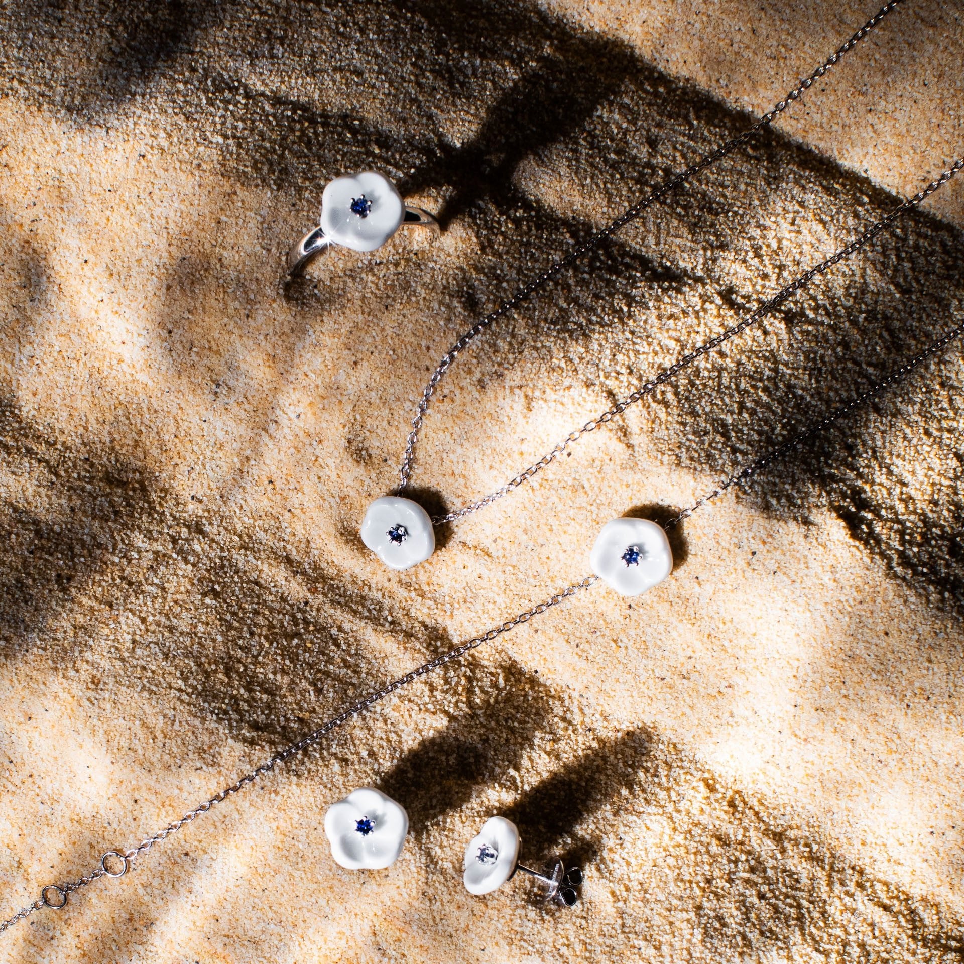 Armband Royal Blossom Basic Saphir, 19 cm | Meissen Royal Blossom Collection mpj30bl217c19 - Meissen Weimar