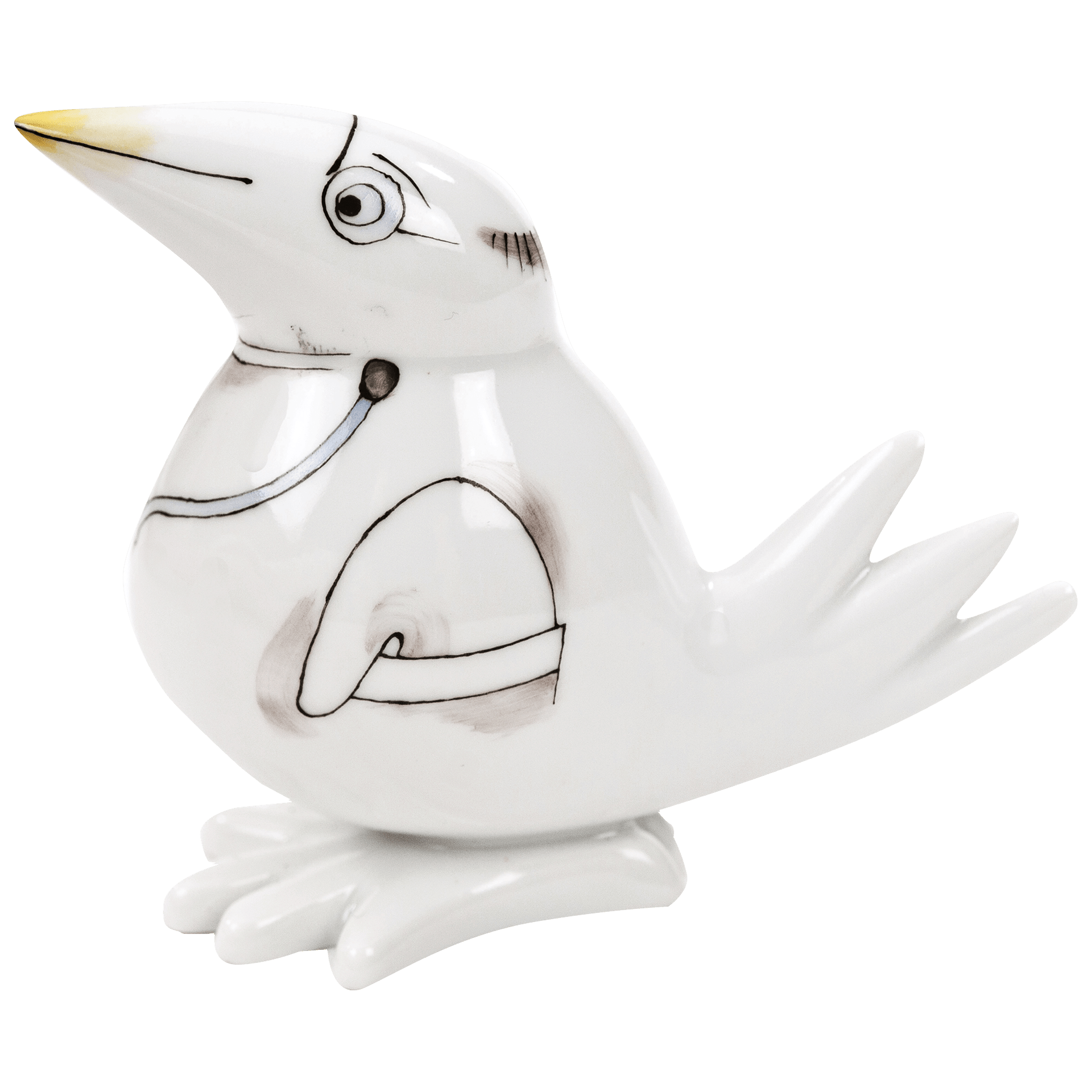 Arzt (Mediziner, Doktor), H 6 cm | Meissen Figuren - Edition Spassvogel 71A203 - 77410 - Meissen Weimar
