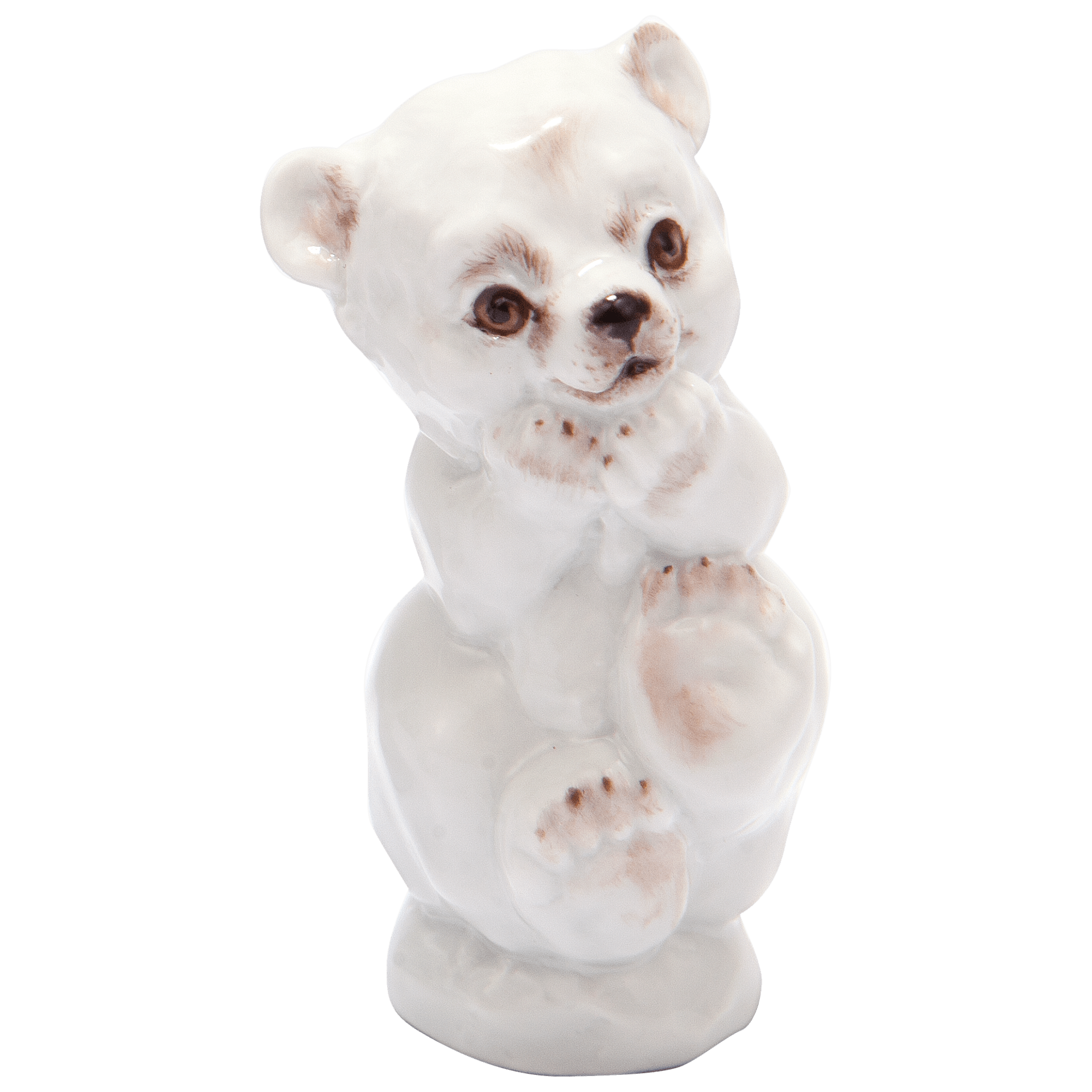 Bär, Bunt staffiert, leicht, H 6 cm | Meissen Figuren - Edition Tierkinder 900600 - 78993 - Meissen Weimar