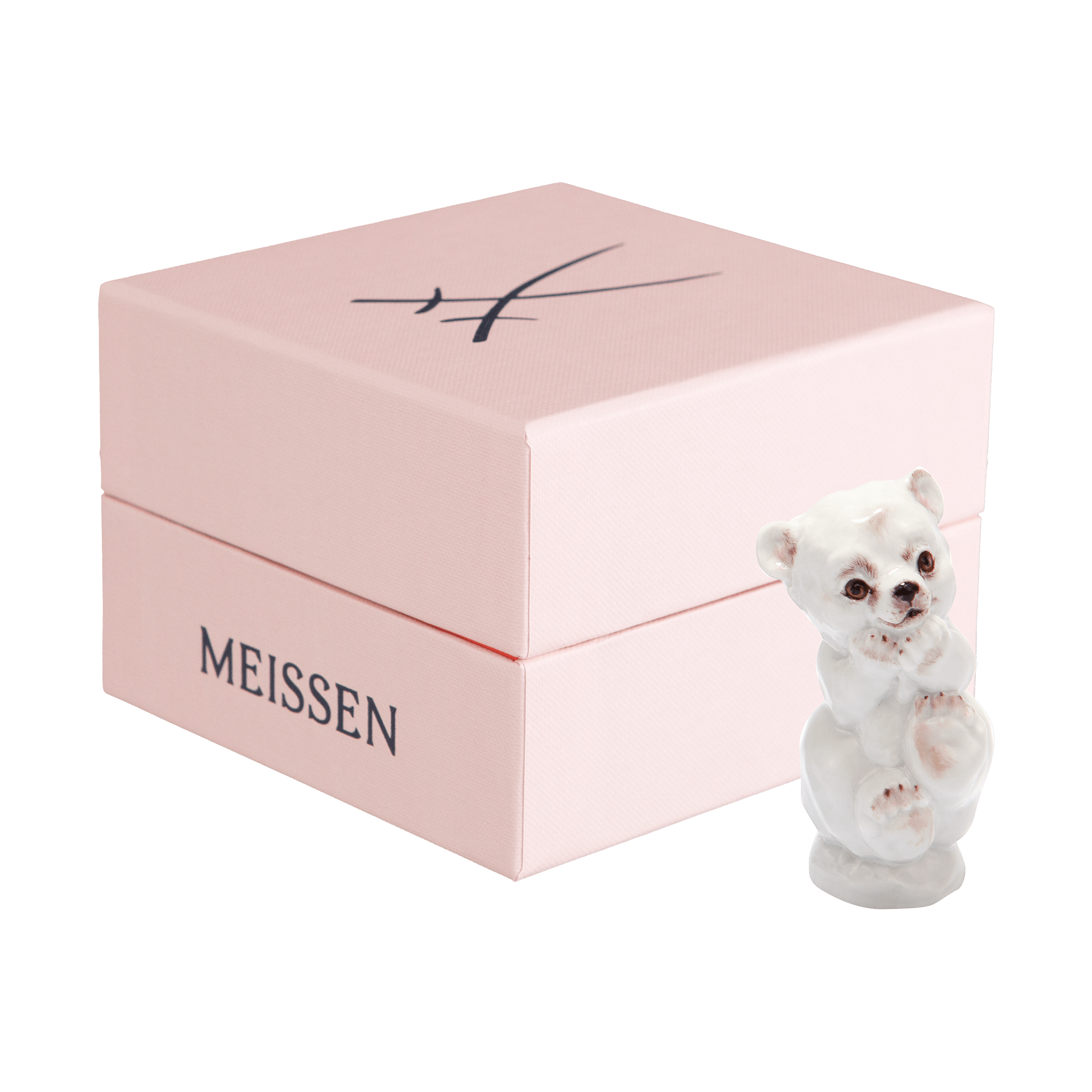 Bär, Bunt staffiert, leicht, H 6 cm | Meissen Figuren - Edition Tierkinder 900600 - 78993 - Meissen Weimar