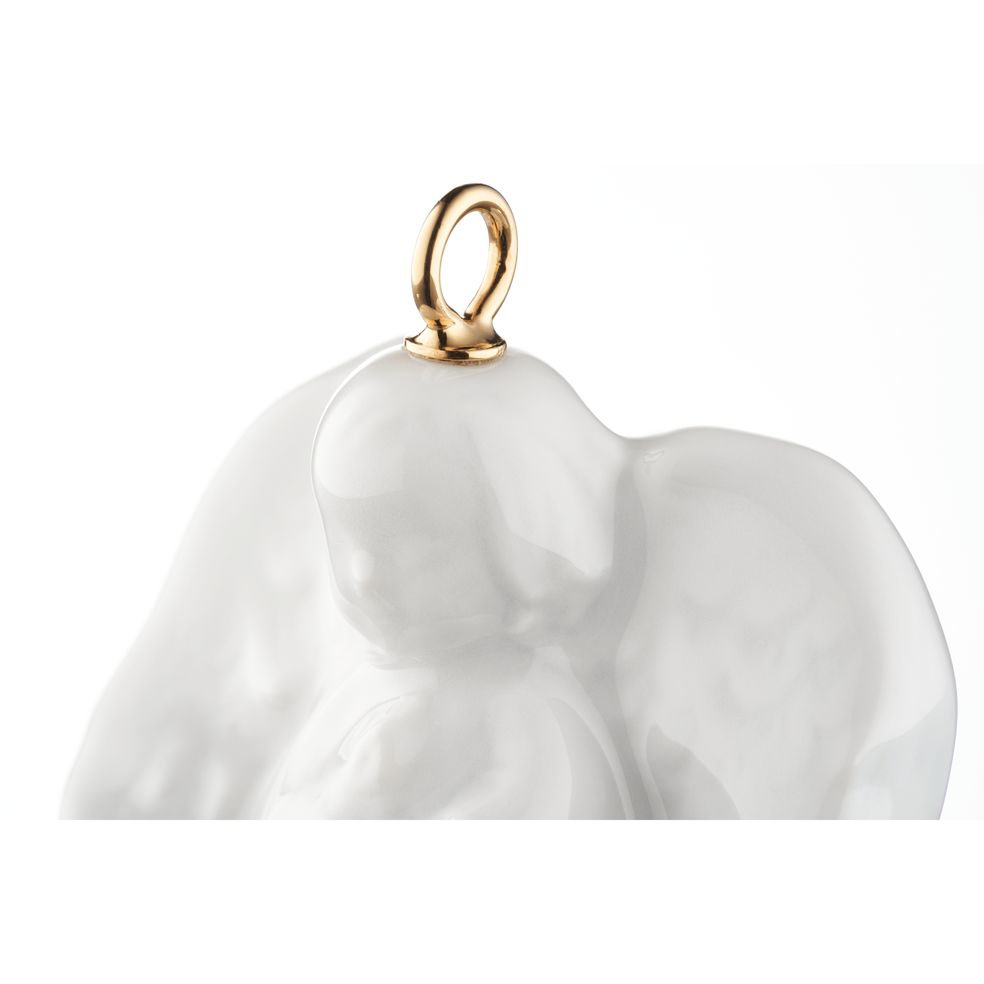 Baumschmuck, Schutzengel, Weiß, H 4,7 cm | Meissen Weihnachtsschmuck 000001 - 83M20 - Meissen Weimar