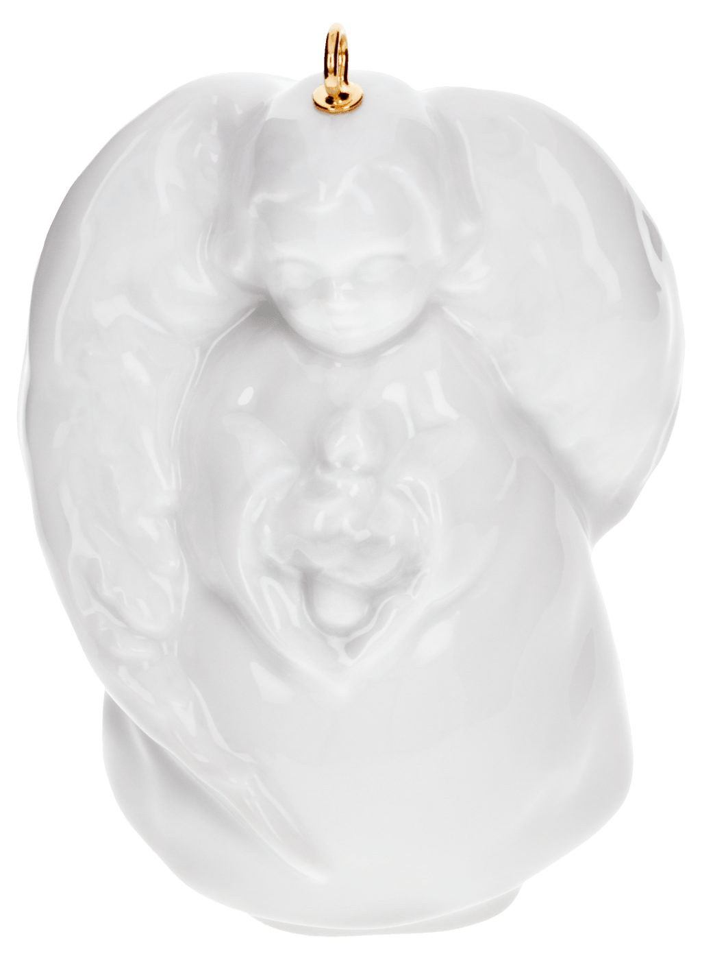 Baumschmuck, Schutzengel, Weiß, H 7 cm | Meissen Zweigschmuck Weihnachtskollektion 000001 - 83M21 - Meissen Weimar