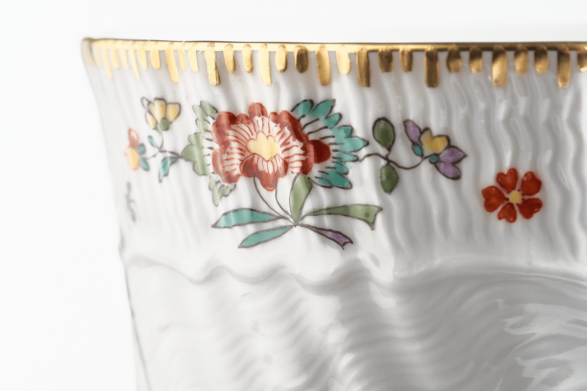 Becher Indische Blumenzweige Ø 7,5 cm | Meissen Schwanendessin 397152 - 55401 - Meissen Weimar