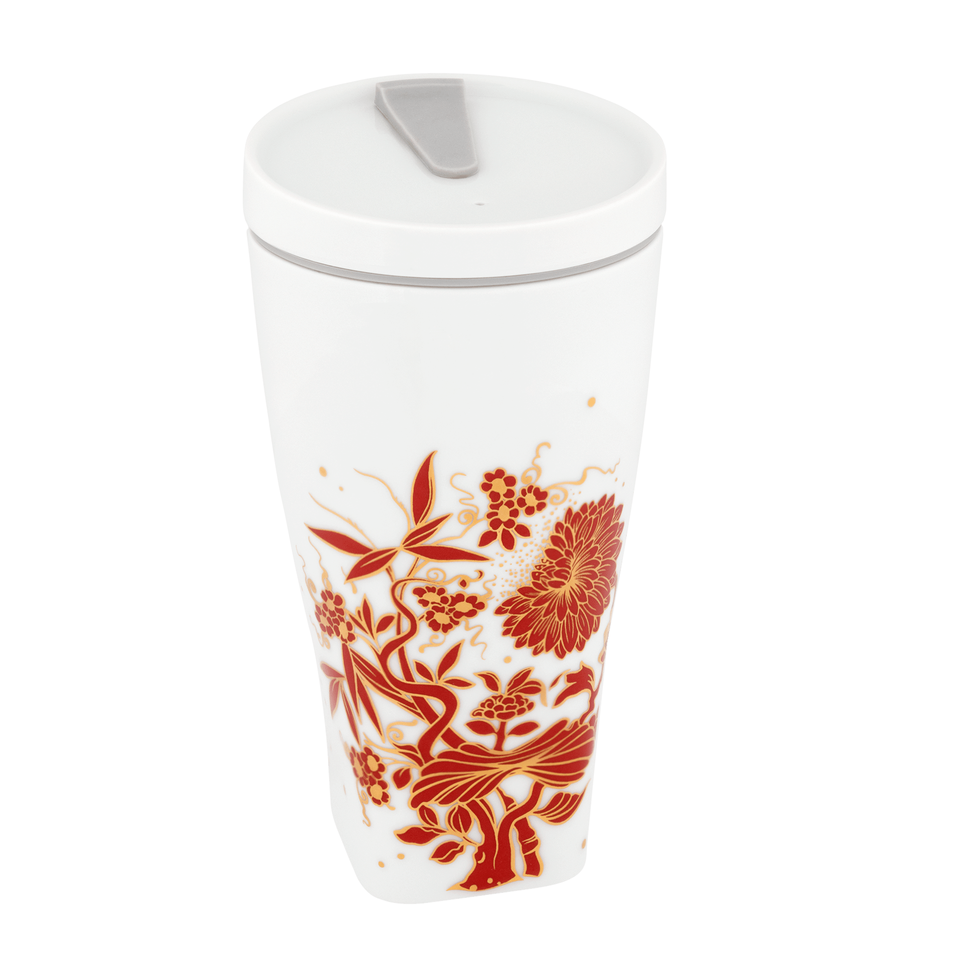 Becher mit Porzellandeckel, "MEISSEN Christmas Original", V 0,35 l | Meissen Coffee to go Collection - Nova 79B800-46M02 - Meissen Weimar