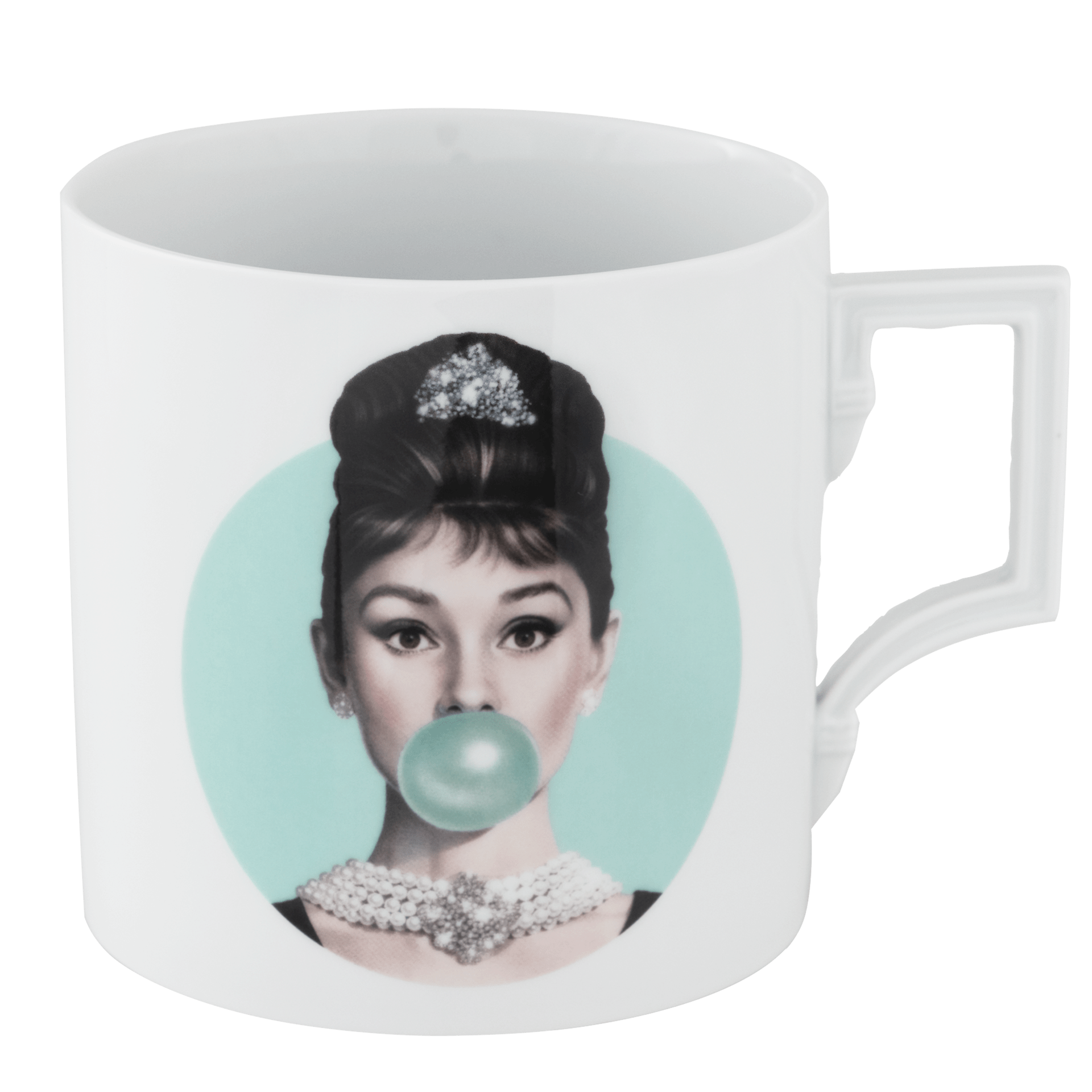 Big Mug Audrey Bubblegum blau Ø 10 cm | Meissen Legends blowing Bubbles - Collection 79a992-55326 - Meissen Weimar