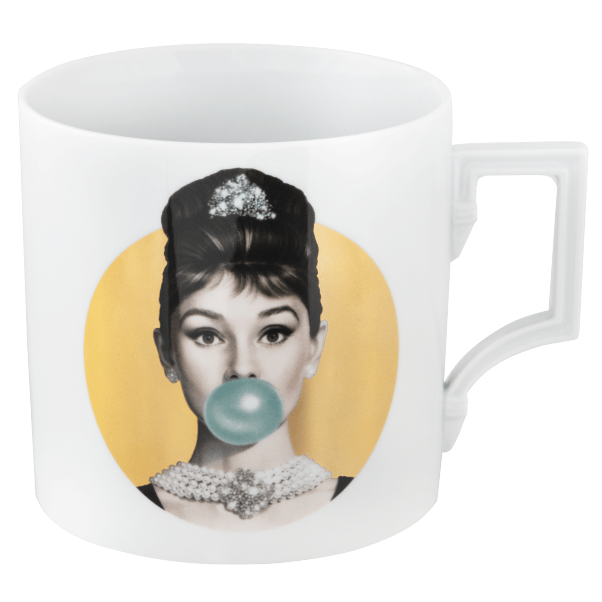 Big Mug, Audrey, gold, V 0,5 l | Meissen Legends blowing Bubbles - Collection by Michael Moebius 79A994-55326 - Meissen Weimar