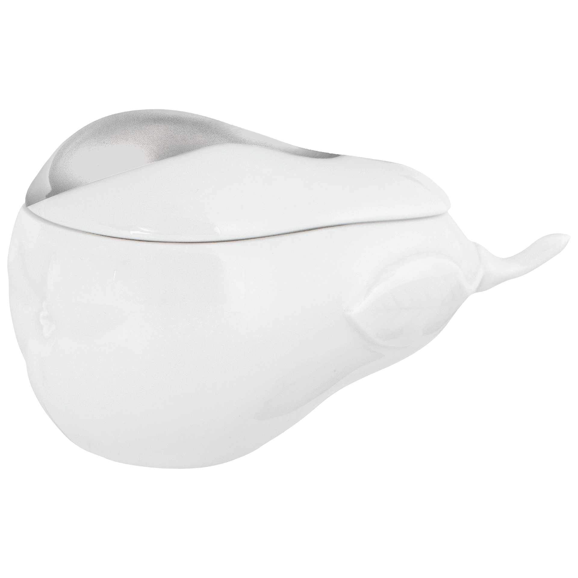 Birnendose, Platinpunkt, L 10 cm | Meissen Dosen Kollektion "Orangerie" 99A534 - 52252 - Meissen Weimar