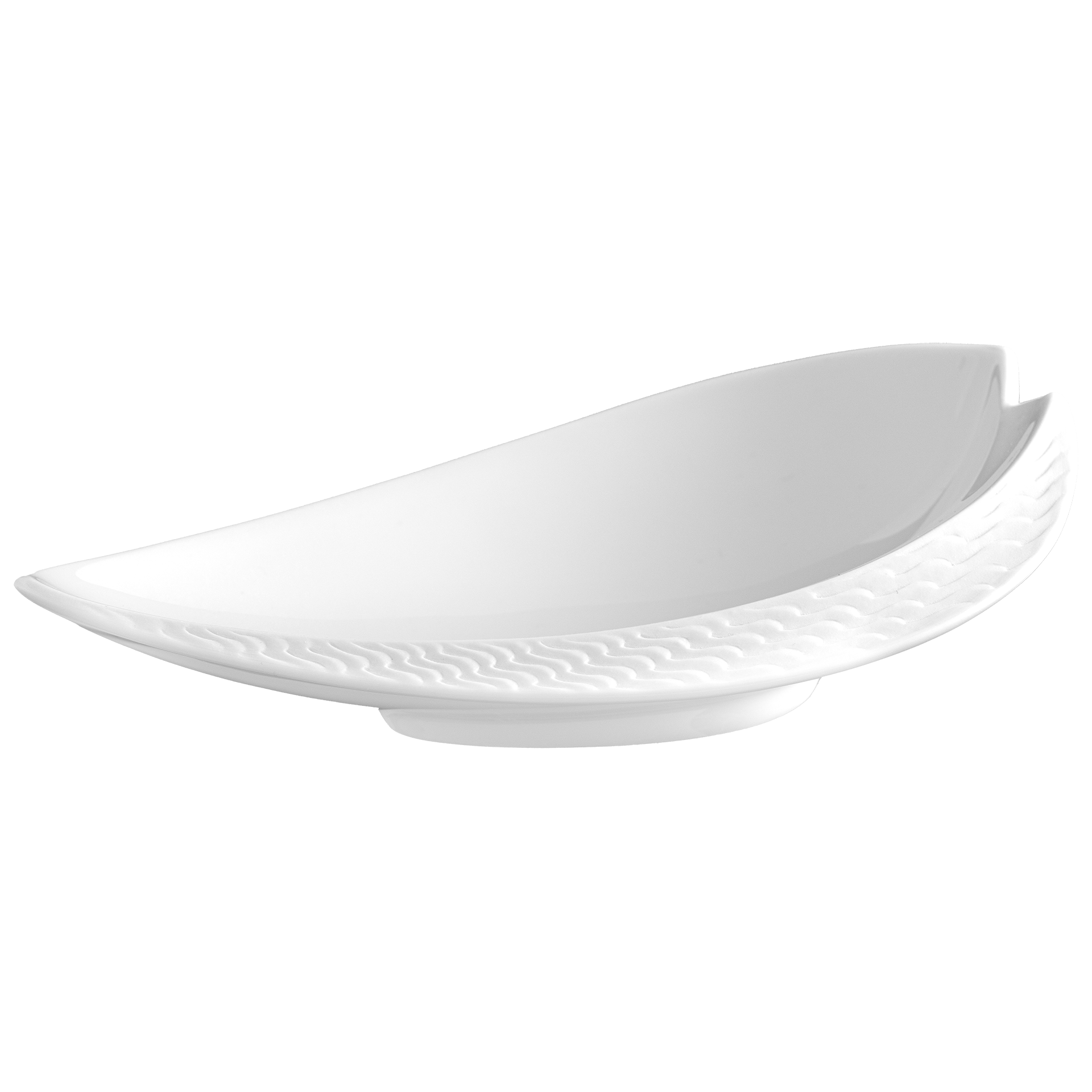Blattschalen - Set Wellenspiel Relief, Ø 23 cm, 5 - teilig | Meissen Wellenspiel Relief 860101 - c2946 - Meissen Weimar