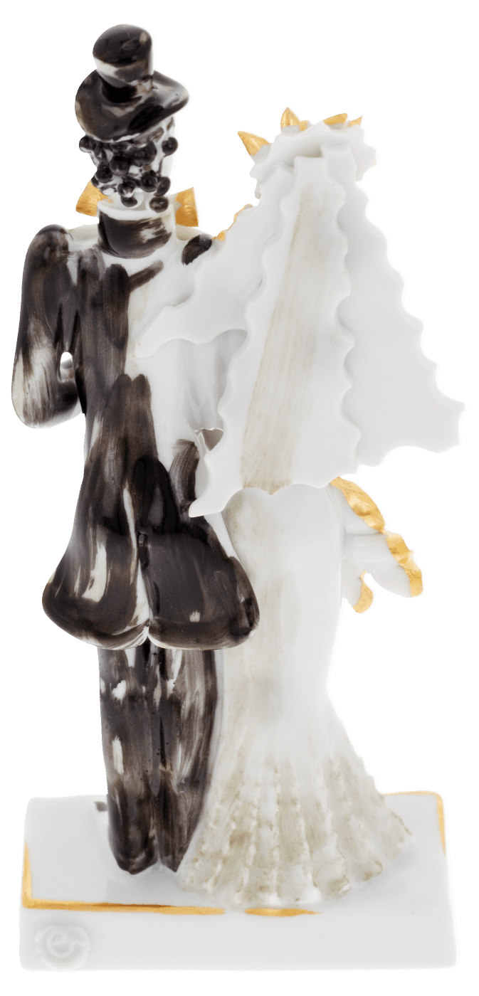 Brautpaar, Bunt und gold staffiert | Meissen Miniaturfiguren - Edition 900300 - 81856 - Meissen Weimar