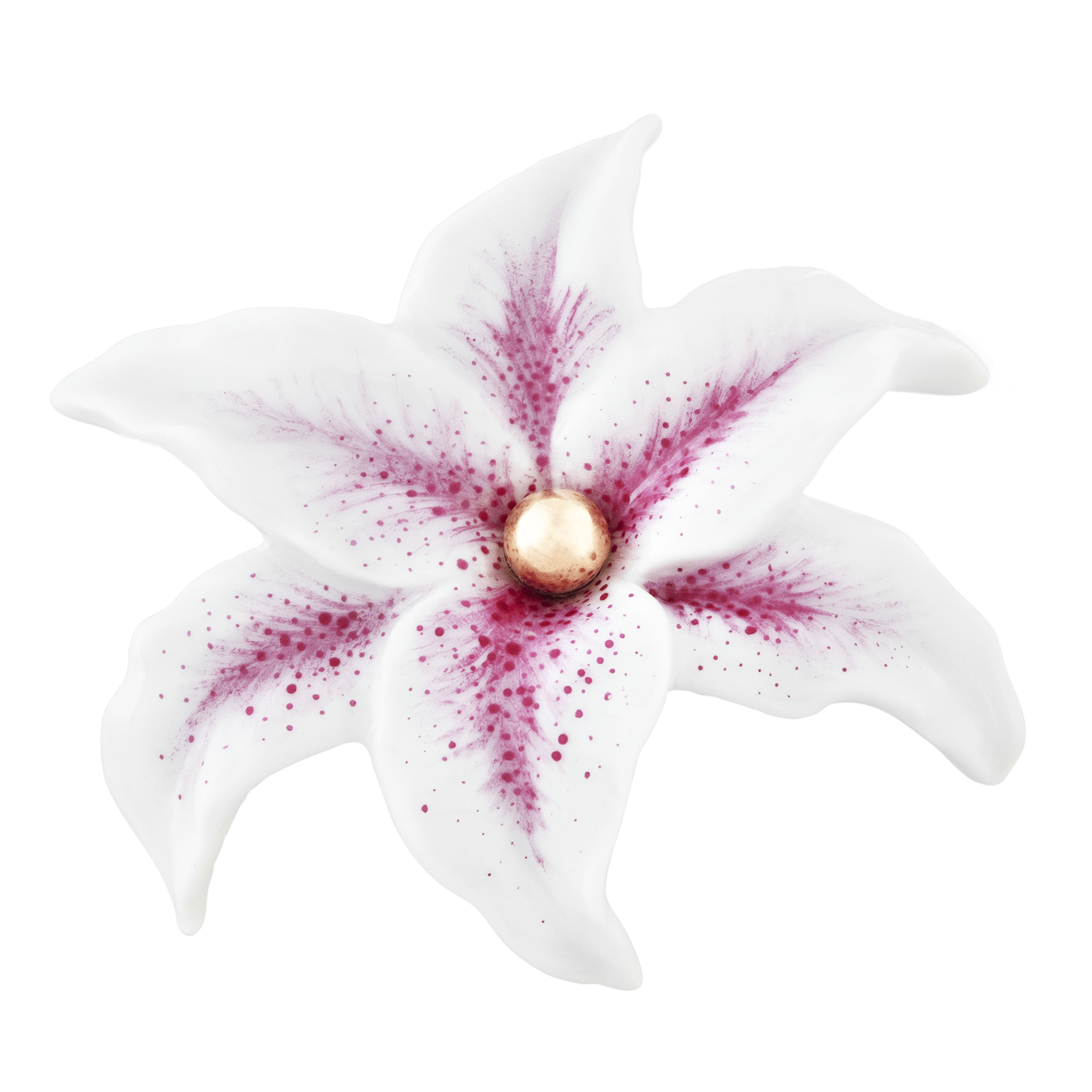 Brosche Bloom Collection, Rot, H 4.8 cm | Meissen Bloom Collection mpj60bc55001 - Meissen Weimar