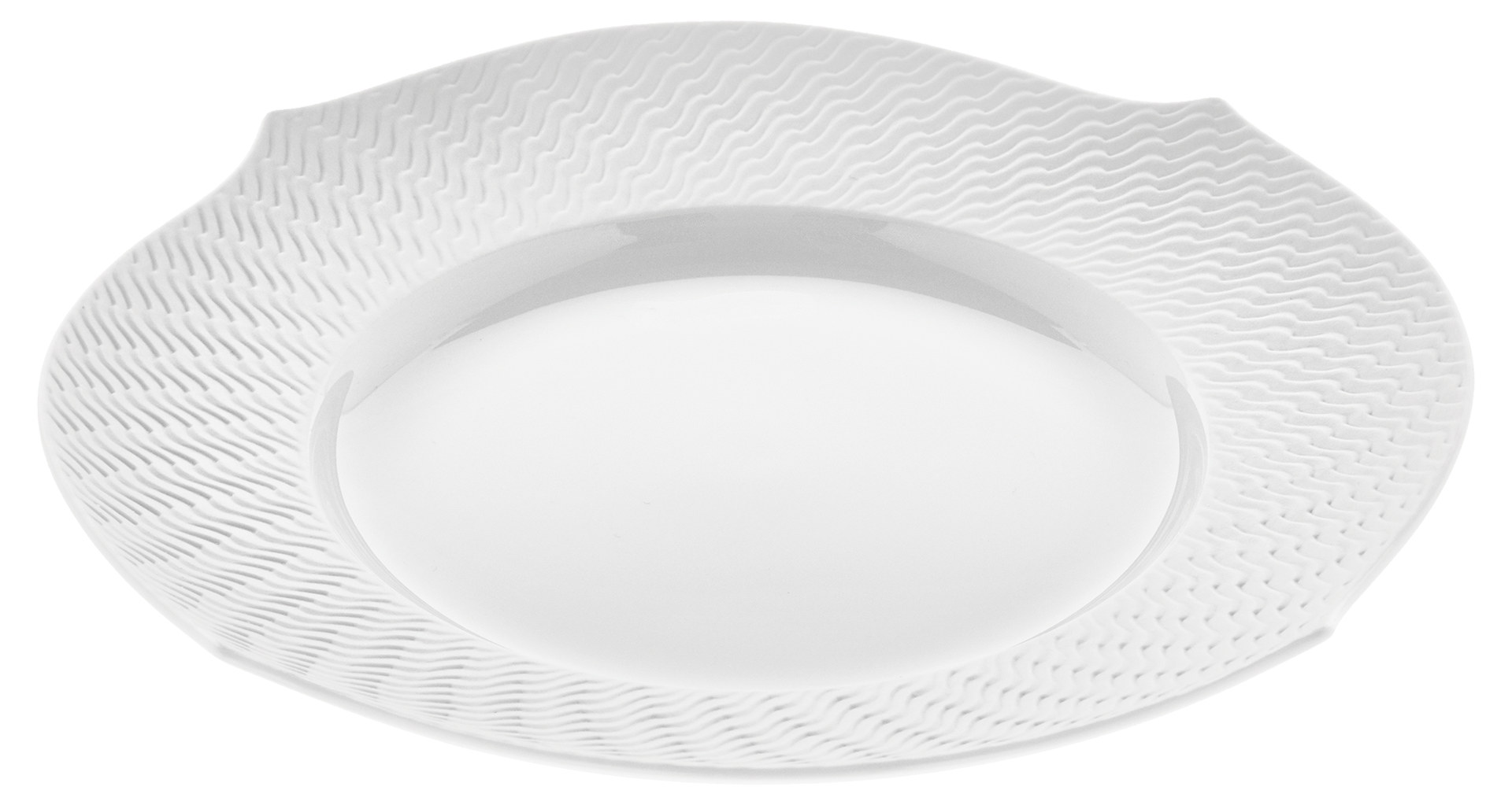 Brotteller Biskuit Ø 19,5 cm | Meissen Wellenspiel Relief 860101 - 29470 - Meissen Weimar