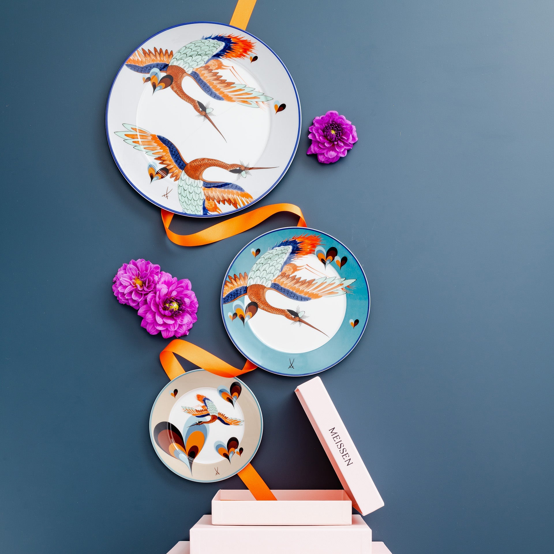 Brotteller, "Love Birds", Ø 17 cm | Meissen No.41 Collage 79A533 - 41501 - Meissen Weimar