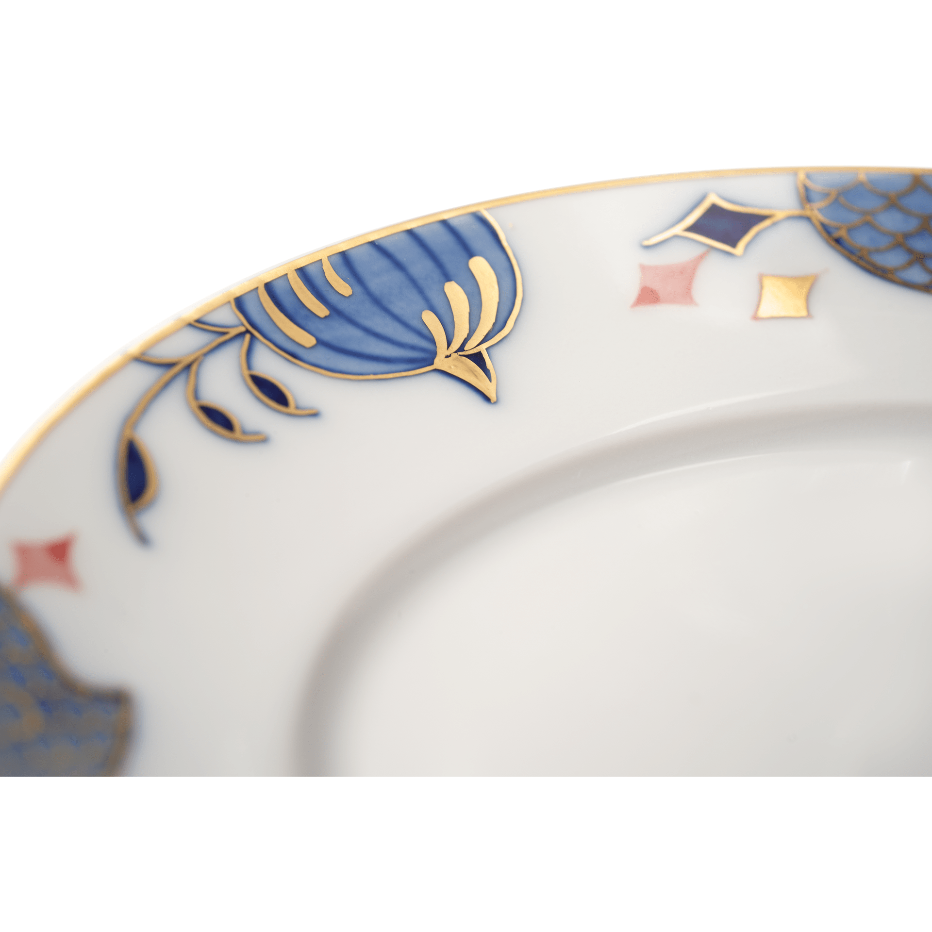 Brotteller, Noble Blue, Zwiebelkante, Ø 14 cm | Meissen No. 41 802190 - 41500 - Meissen Weimar