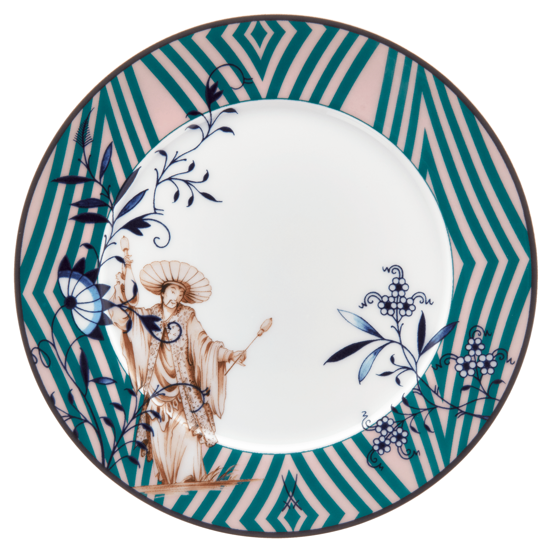 Brotteller, "Noble Chinese", Ø 17 cm | Meissen No.41 Collage 79A553 - 41501 - Meissen Weimar