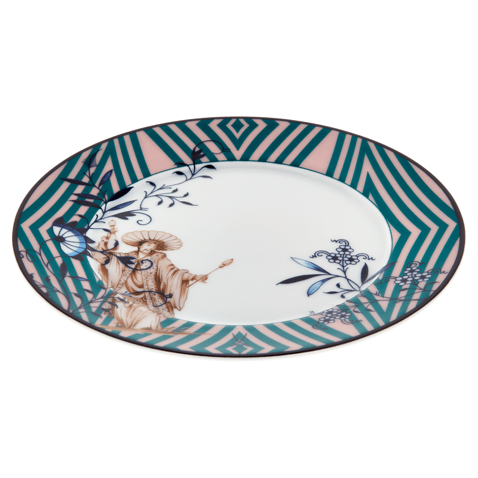 Brotteller, "Noble Chinese", Ø 17 cm | Meissen No.41 Collage 79A553 - 41501 - Meissen Weimar