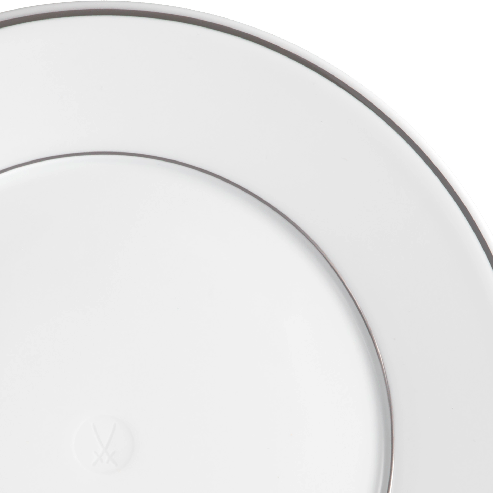 Brotteller, Platinum, Ø 18 cm | Meissen Vitruv 99A595 - 43501 - Meissen Weimar