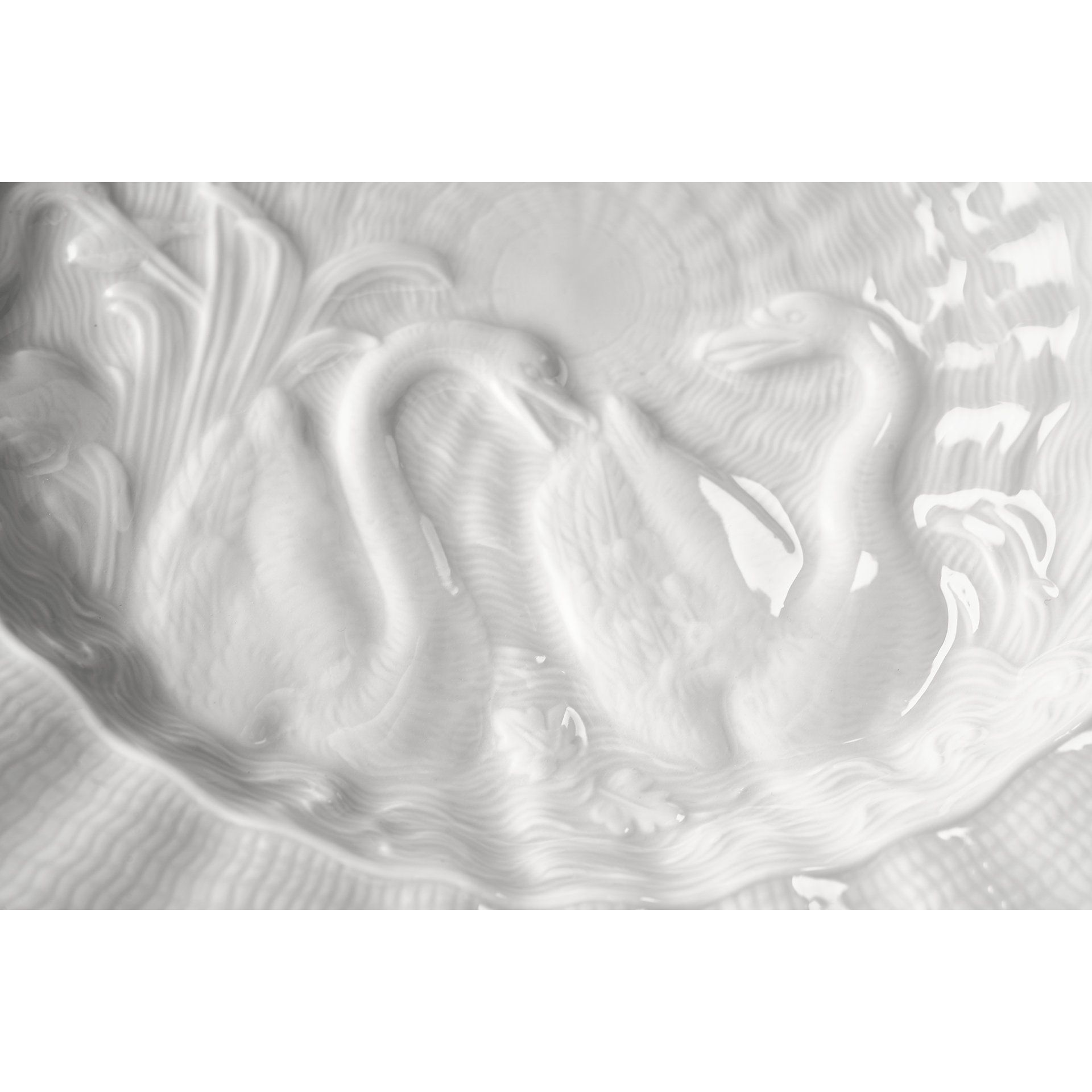 Brotteller, Weiß, Ø 16,5 cm | Meissen Schwanendessin 000001 - 05470 - Meissen Weimar