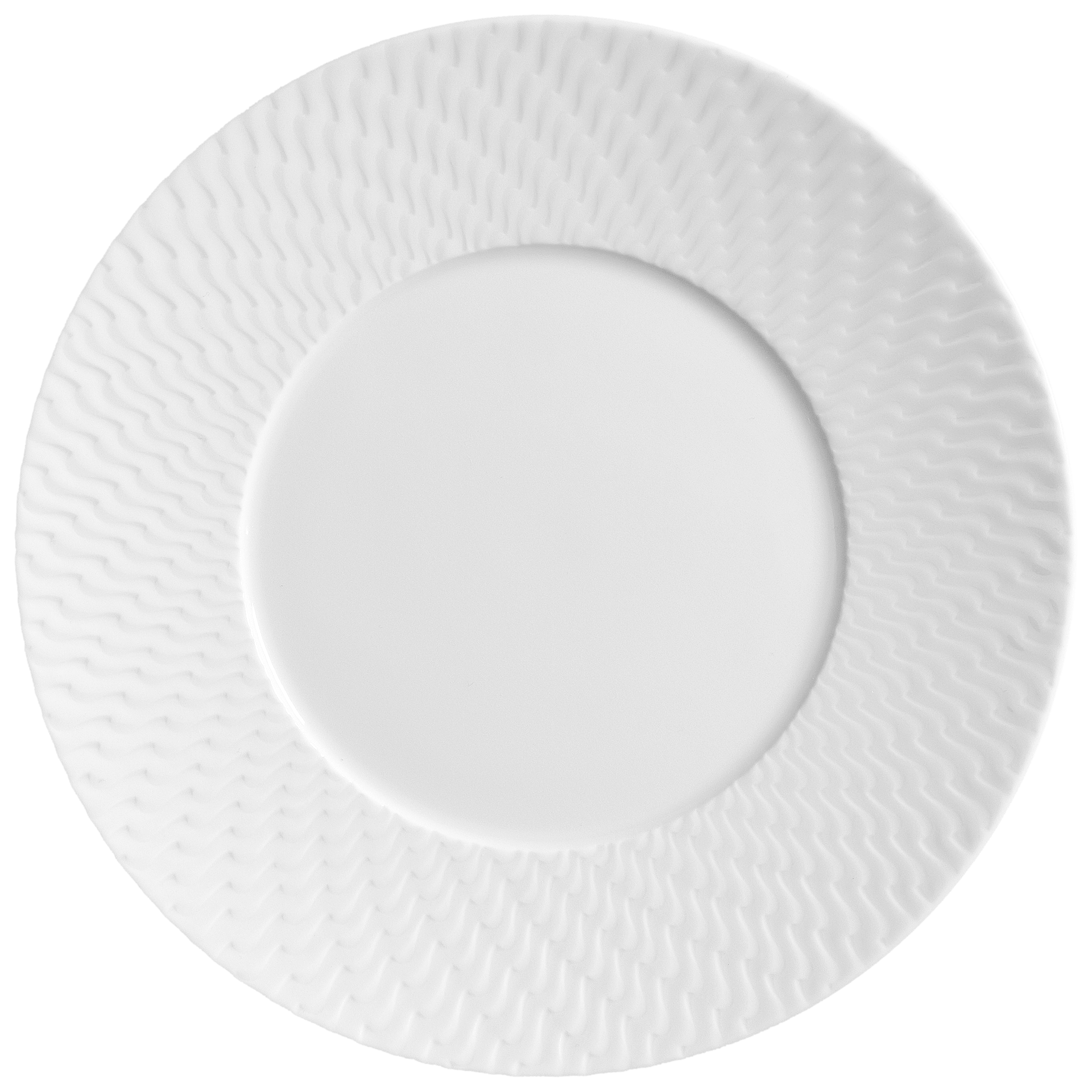 Brotteller, Weiß, Ø 17 cm | Meissen No.41 Wellenspiel Relief 000001 - 29A01 - Meissen Weimar